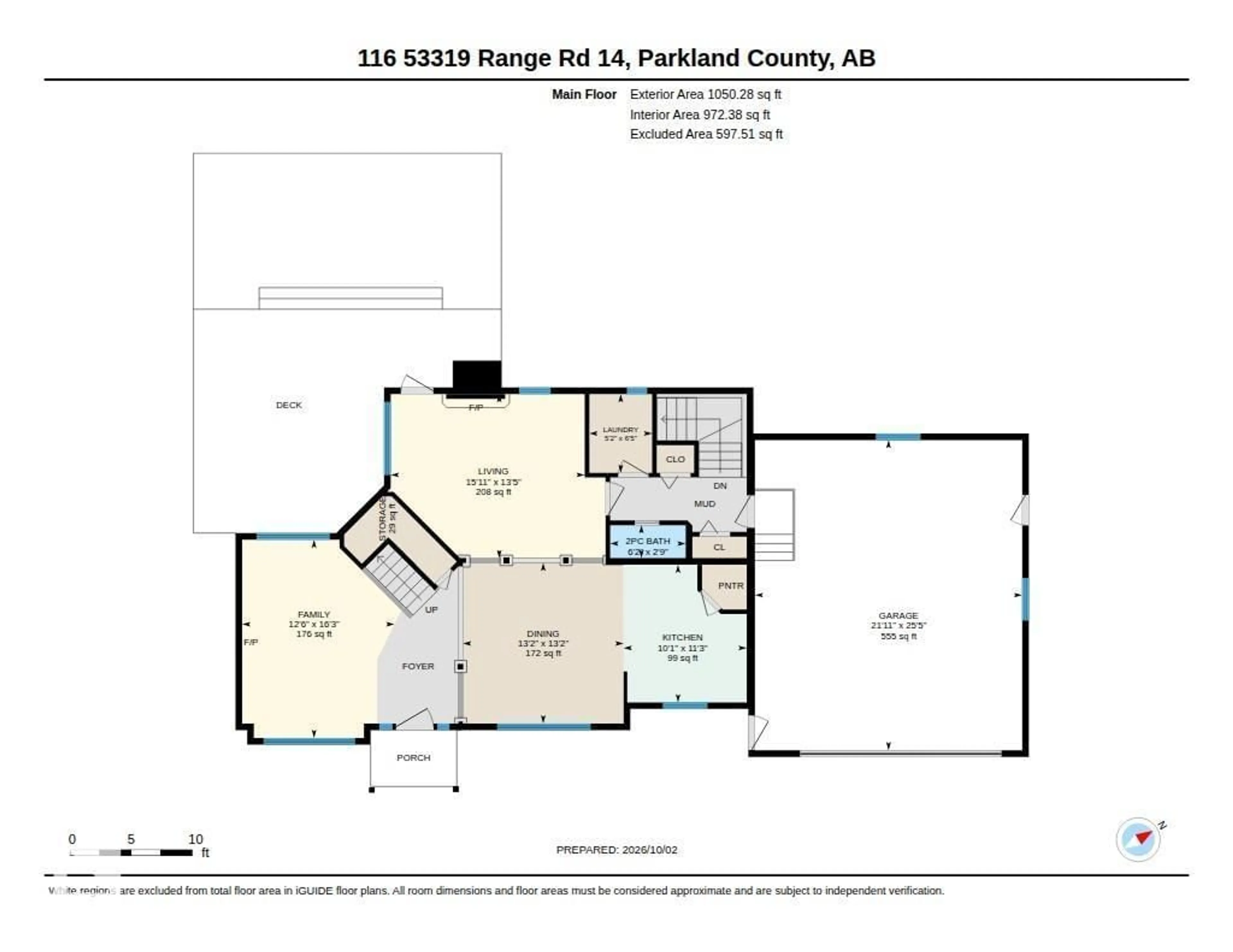 Floor plan for 116 RGE ROAD 14, Rural Parkland County Alberta T7Y0C2