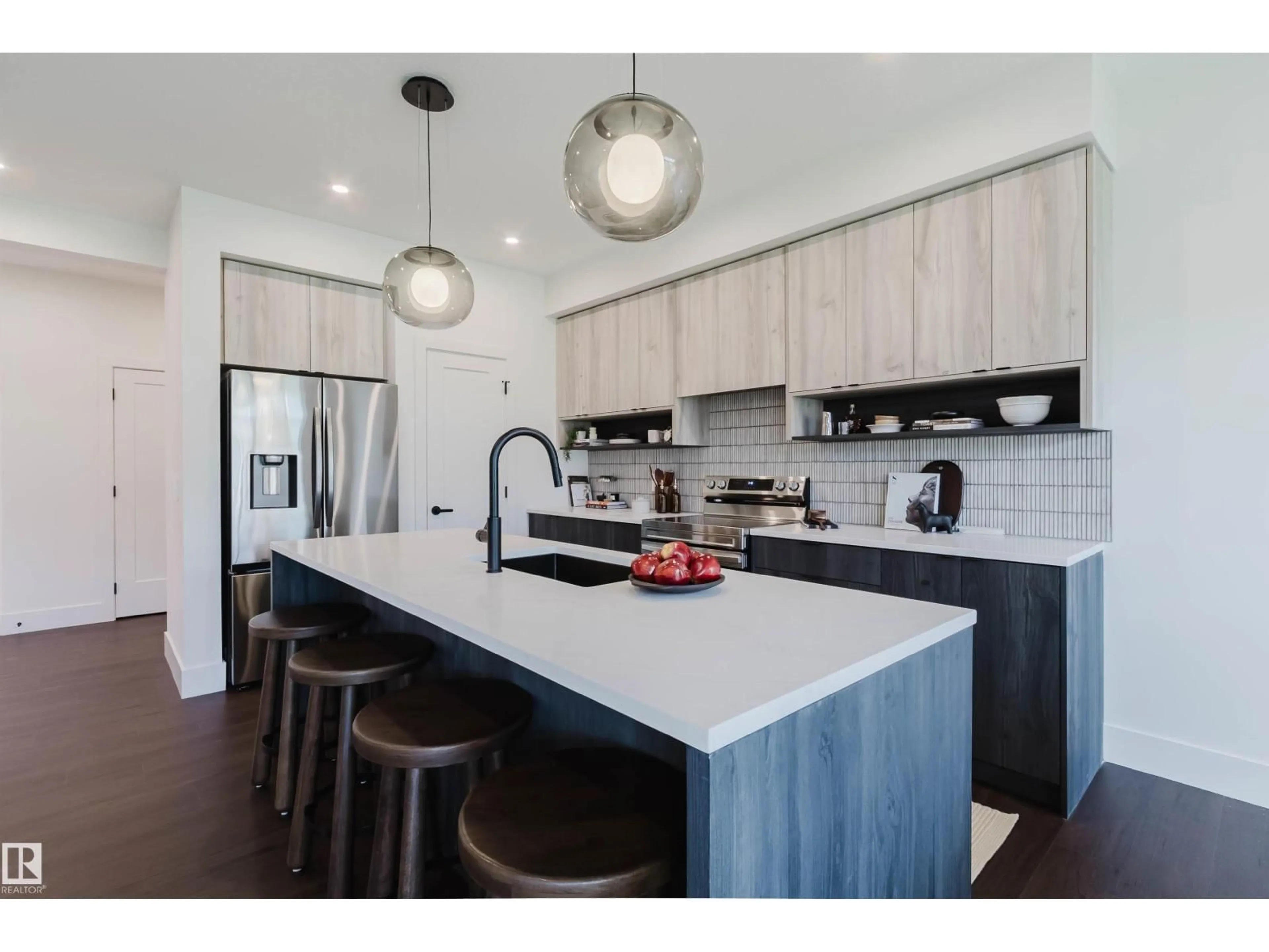 Open concept kitchen, unknown for SW - 8303 KIRIAK LO, Edmonton Alberta T6W5S2