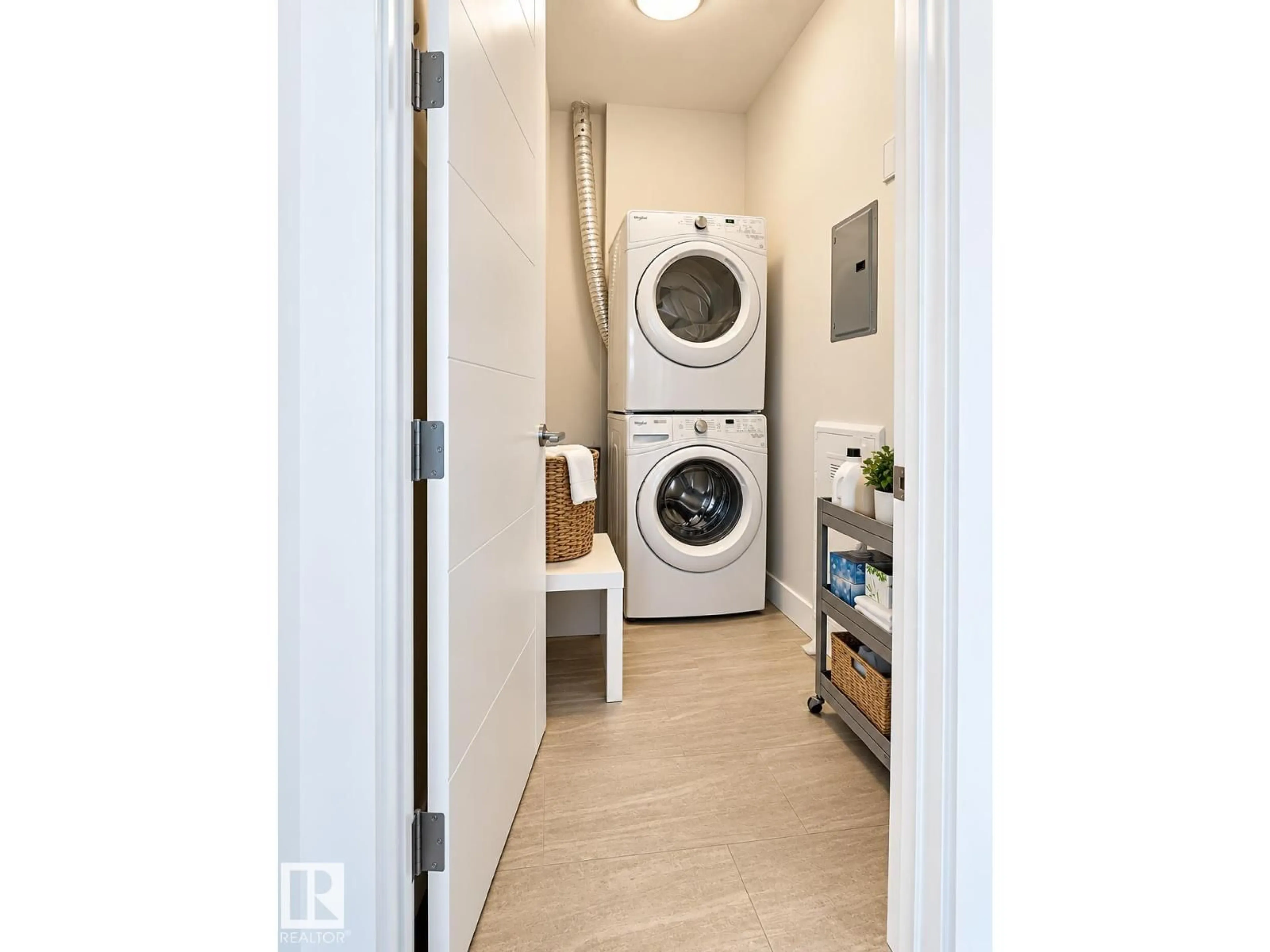 Laundry room for #424 - 11074 ELLERSLIE RD SW, Edmonton Alberta T6W2C2