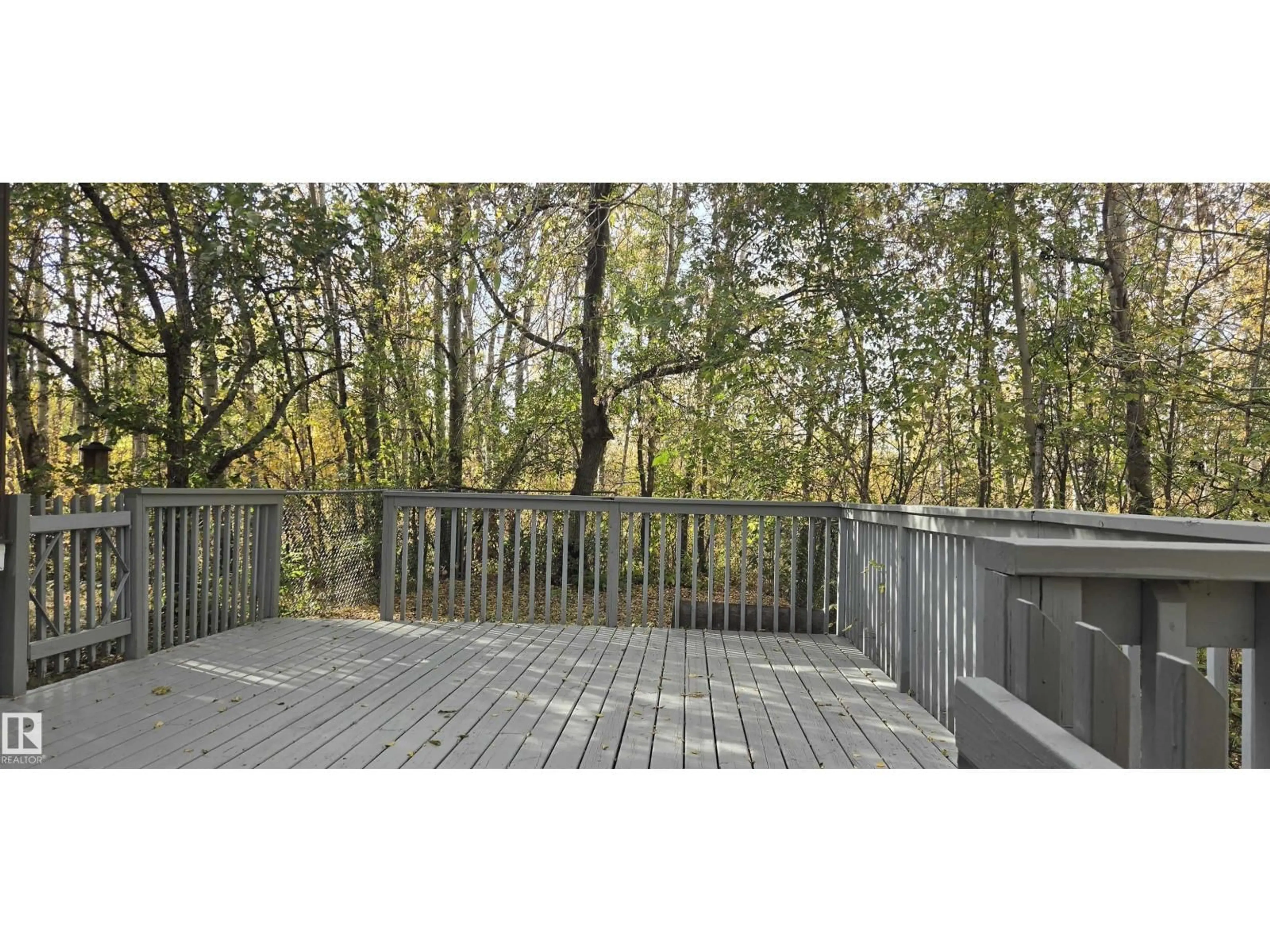 Patio, forest/trees view for 362 52246 RR 232 RD, Rural Strathcona County Alberta T8B1C1