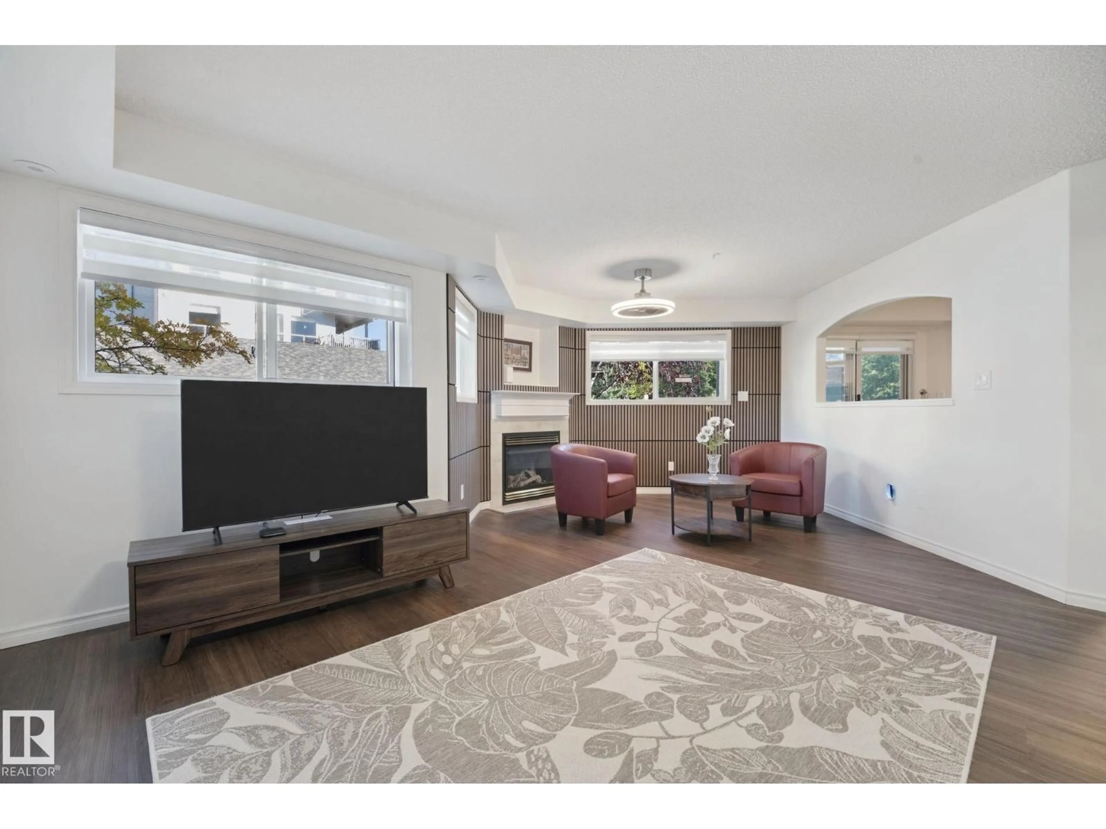 Living room with furniture, unknown for 111 182 HADDOW CL, Edmonton Alberta T6R2V1