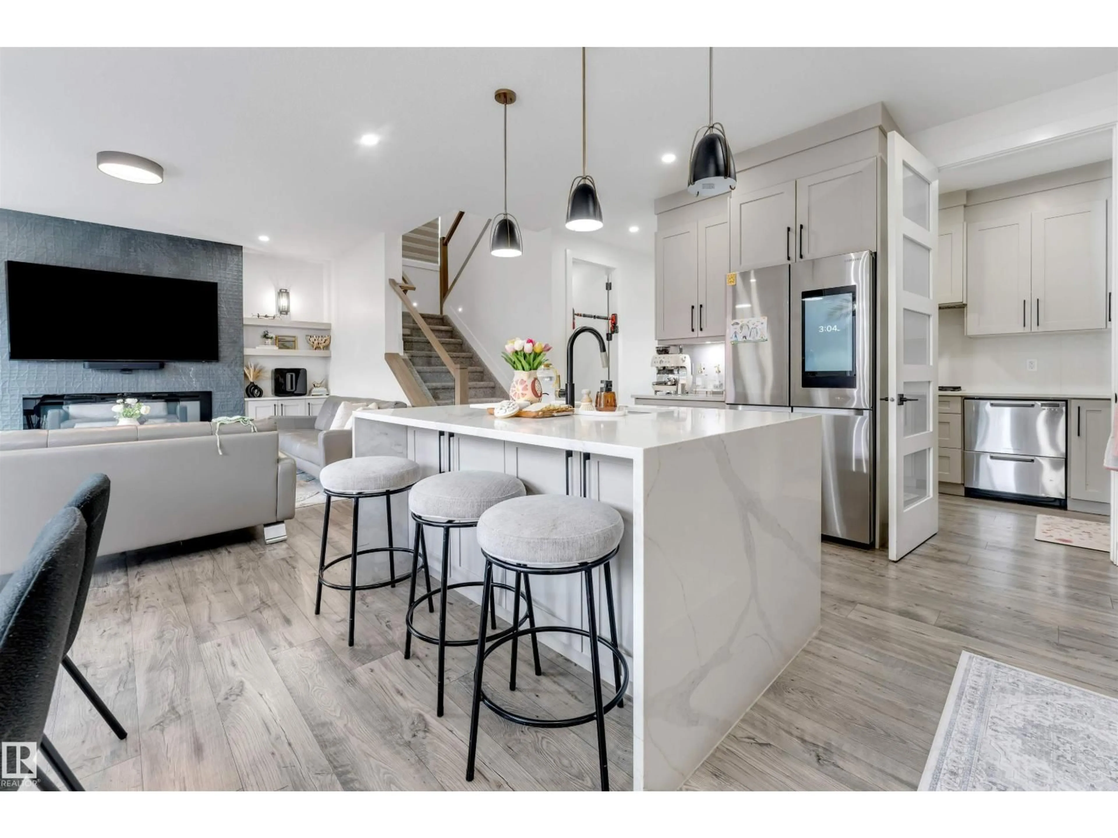 Open concept kitchen, unknown for 1824 18 AV, Edmonton Alberta T6T2N1