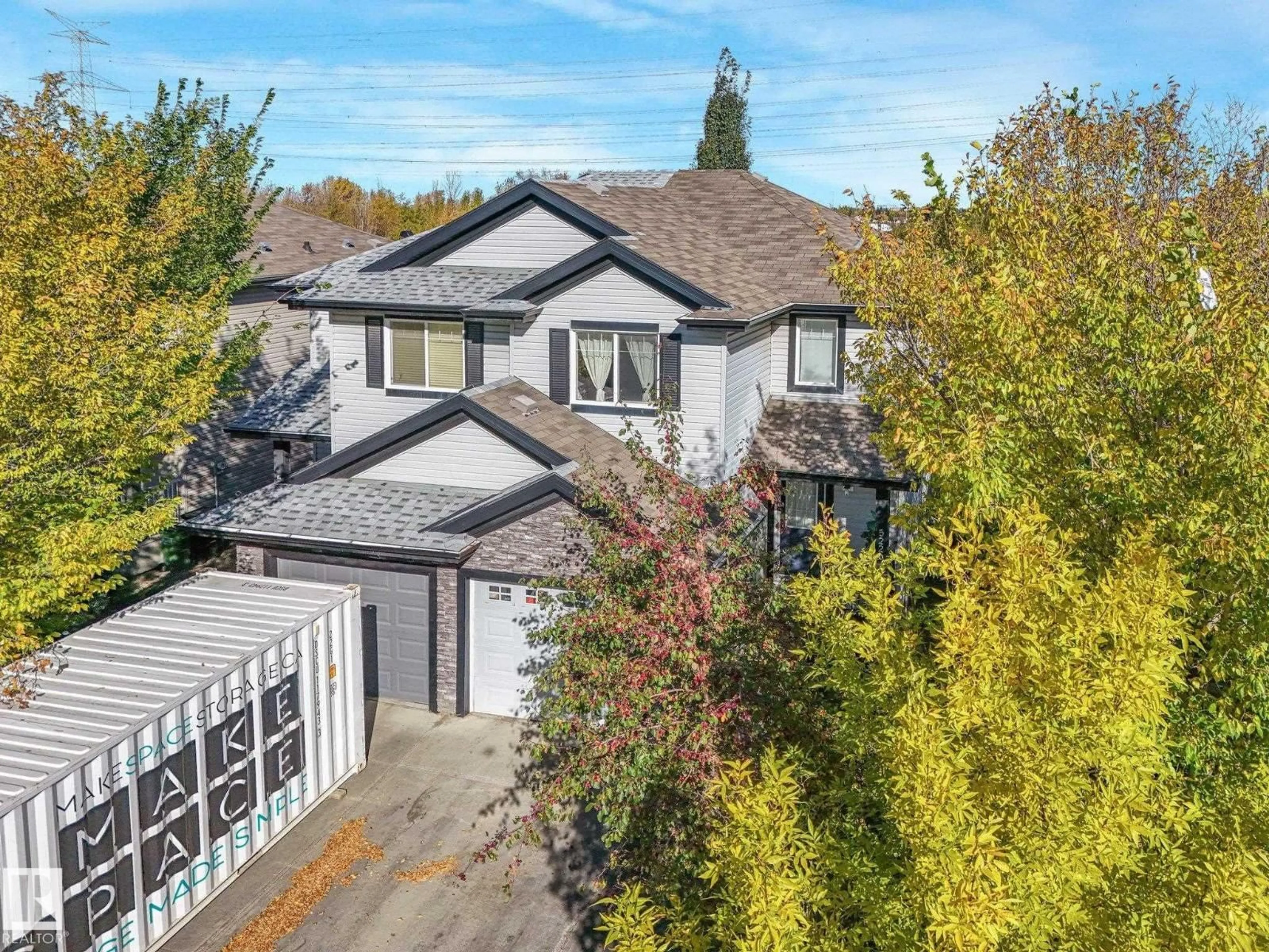A pic from outside/outdoor area/front of a property/back of a property/a pic from drone, street for SW - 5220 1A AV, Edmonton Alberta T6X0X1