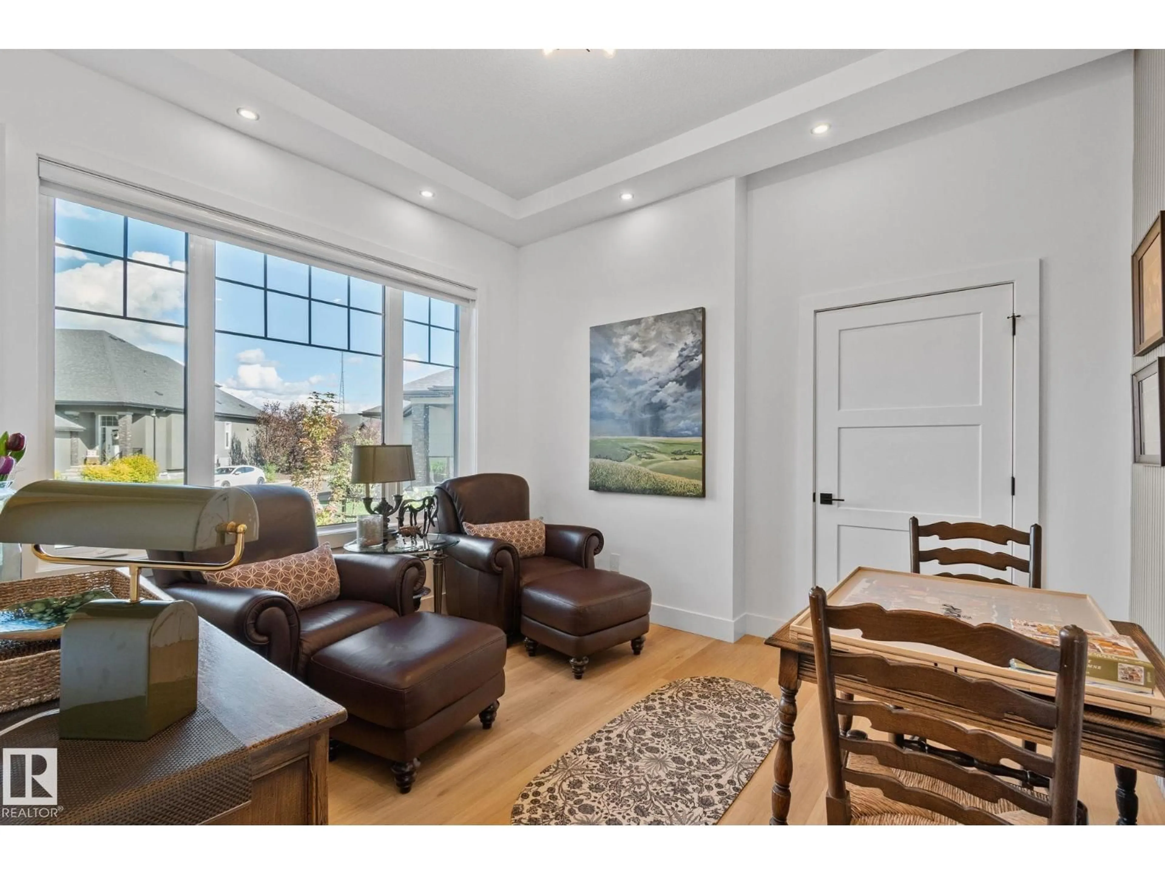 Living room with furniture, unknown for #7 - 20425 93 AV NW, Edmonton Alberta T5T7C7