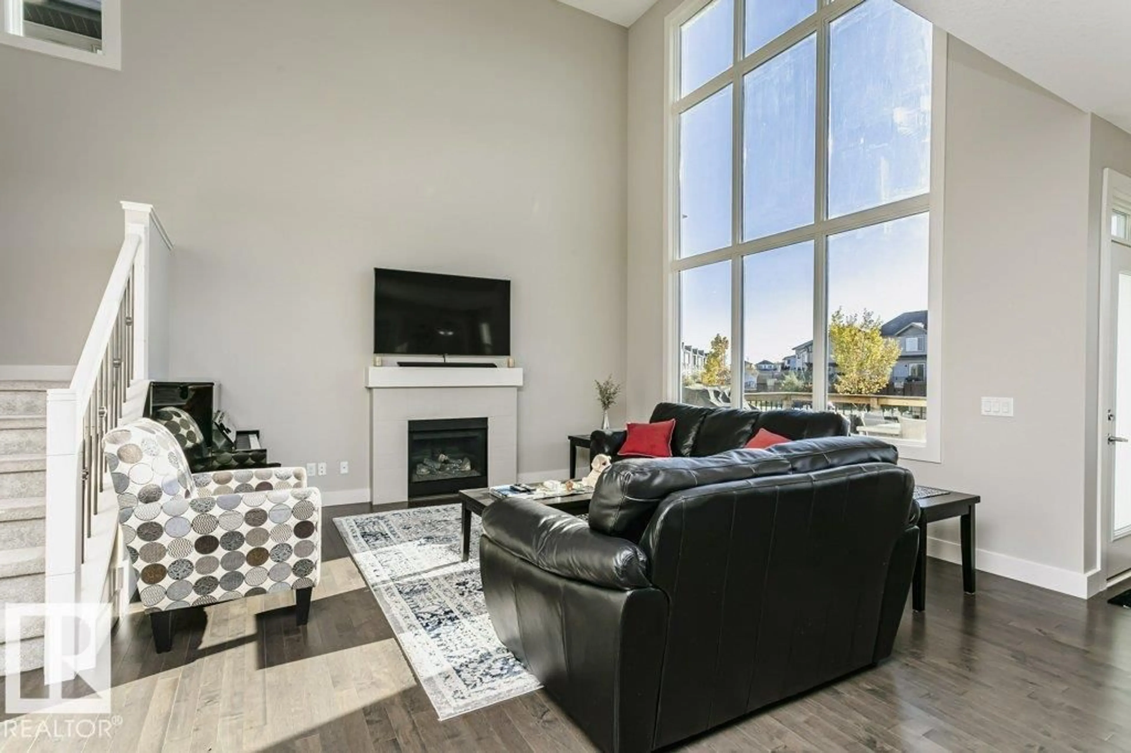 Living room with furniture, unknown for SW - 1327 158 ST, Edmonton Alberta T6W2S3