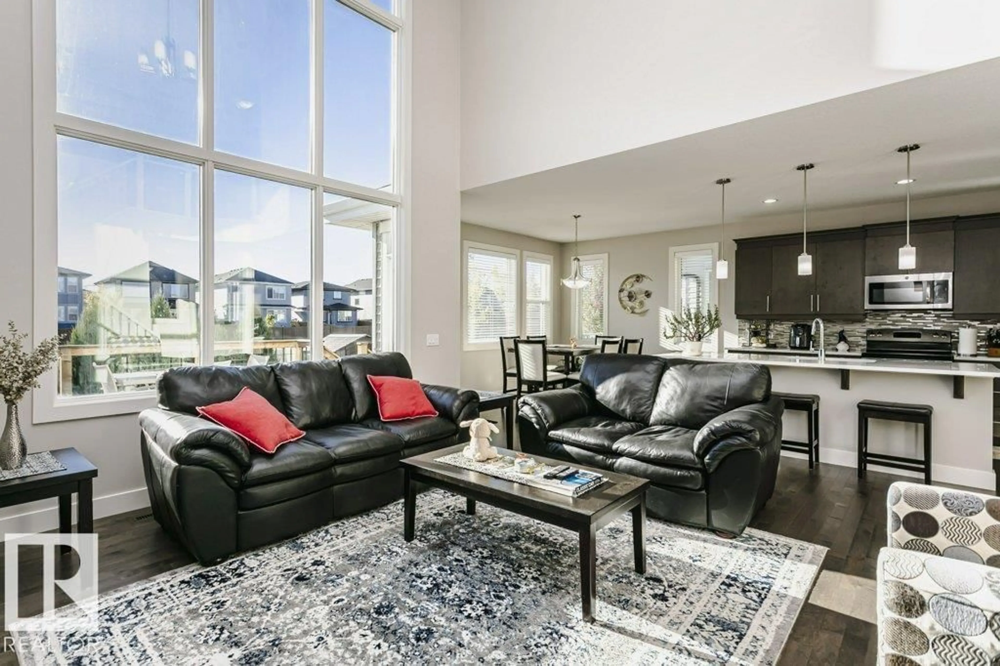 Living room with furniture, unknown for SW - 1327 158 ST, Edmonton Alberta T6W2S3