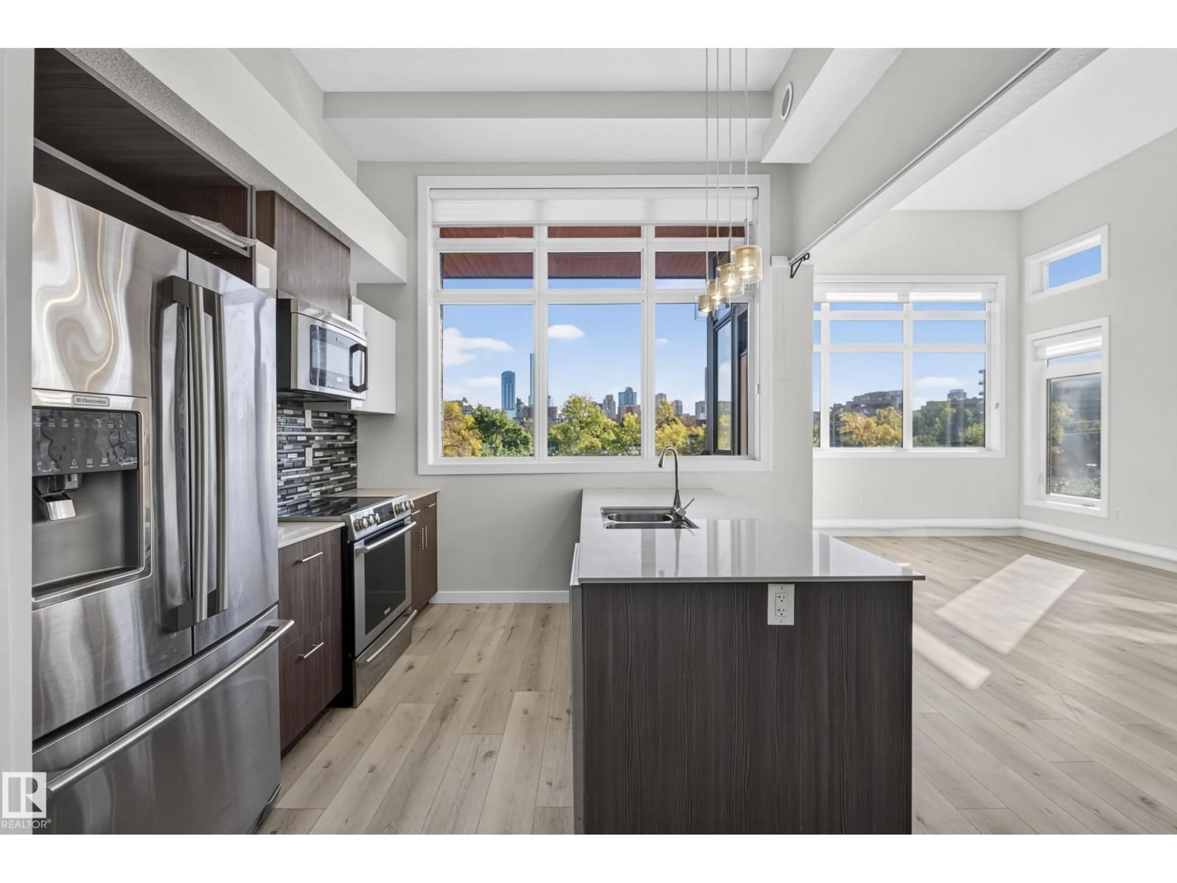 Open concept kitchen, unknown for 405 - 10227 115 ST NW, Edmonton Alberta T5K1T7