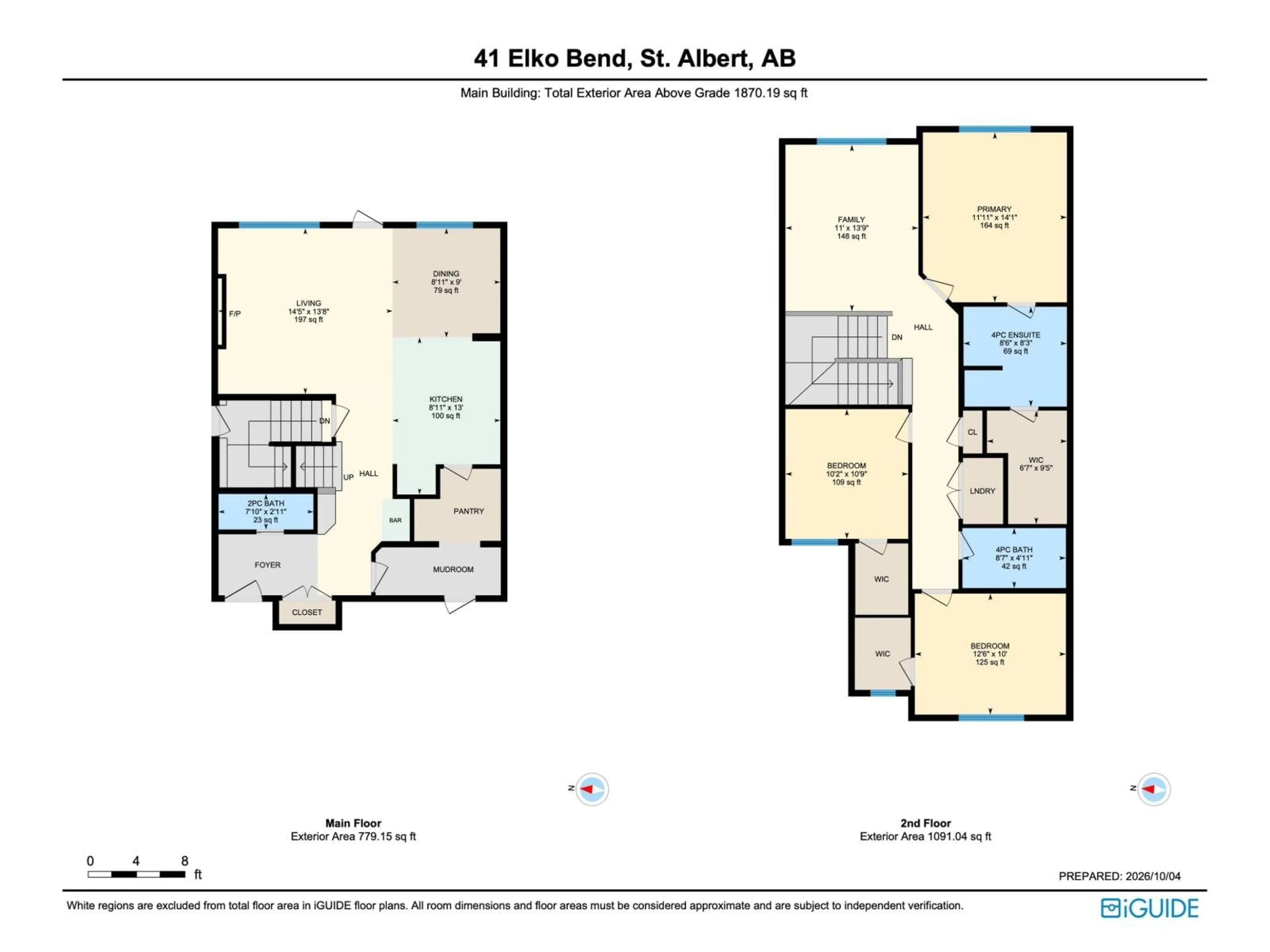 Floor plan for 41 ELKO BN, St. Albert Alberta T8N7Z9
