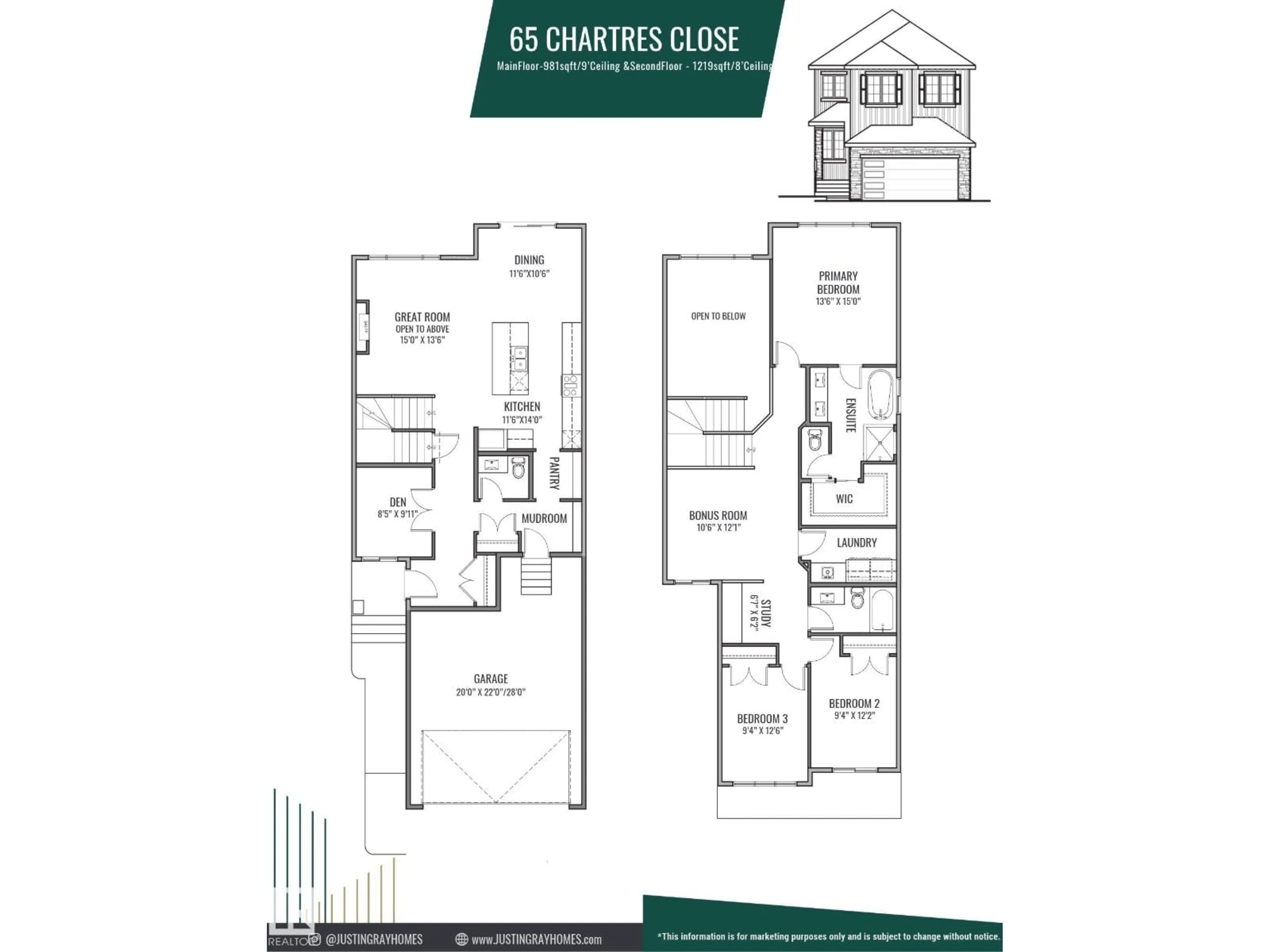 Floor plan for 65 CHARTRES CL, St. Albert Alberta T8T2E1