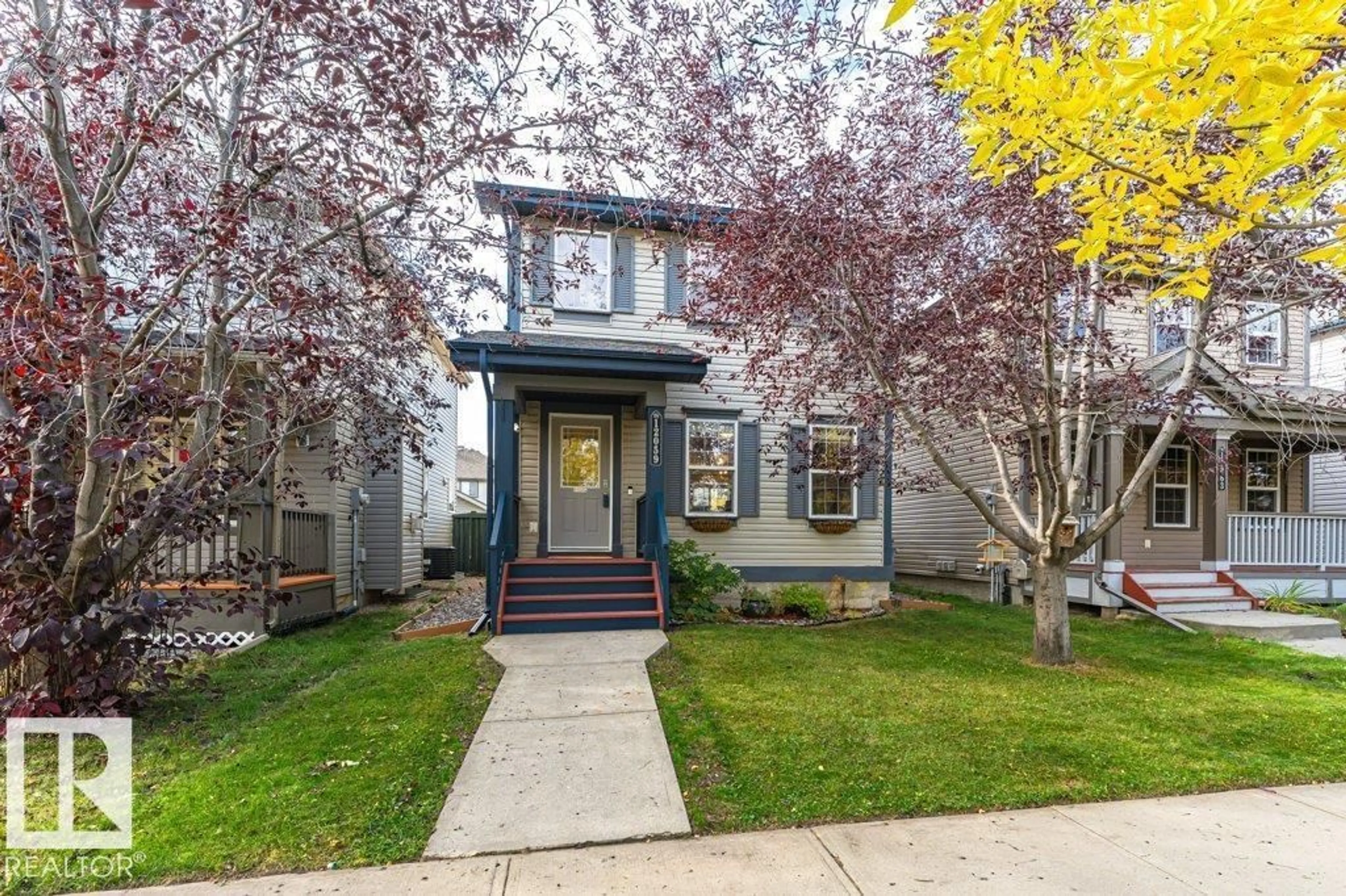 Home with brick exterior material, street for SW - 12059 19 AV, Edmonton Alberta T6W1W5