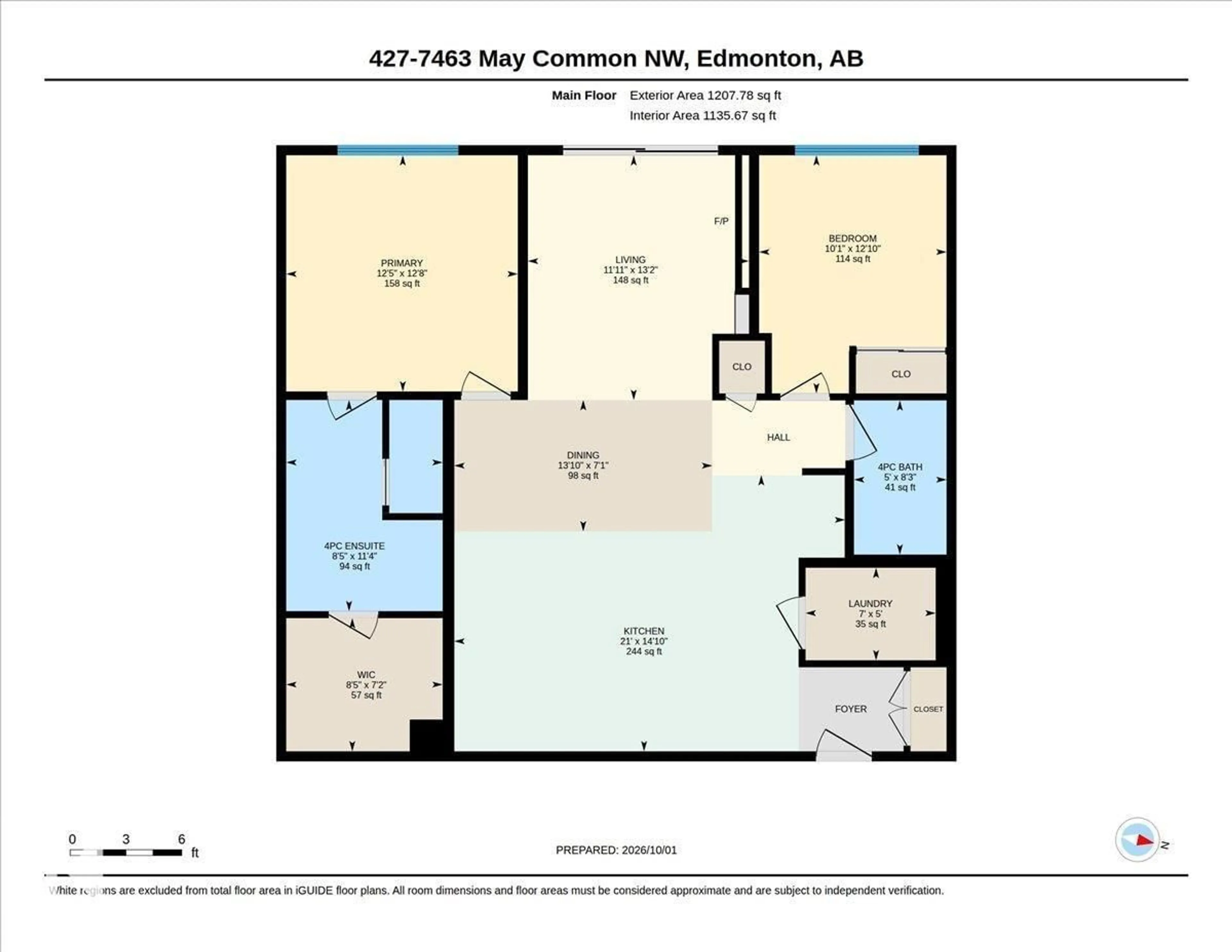 Floor plan for #427 - 7463 MAY CM, Edmonton Alberta T6R0X1
