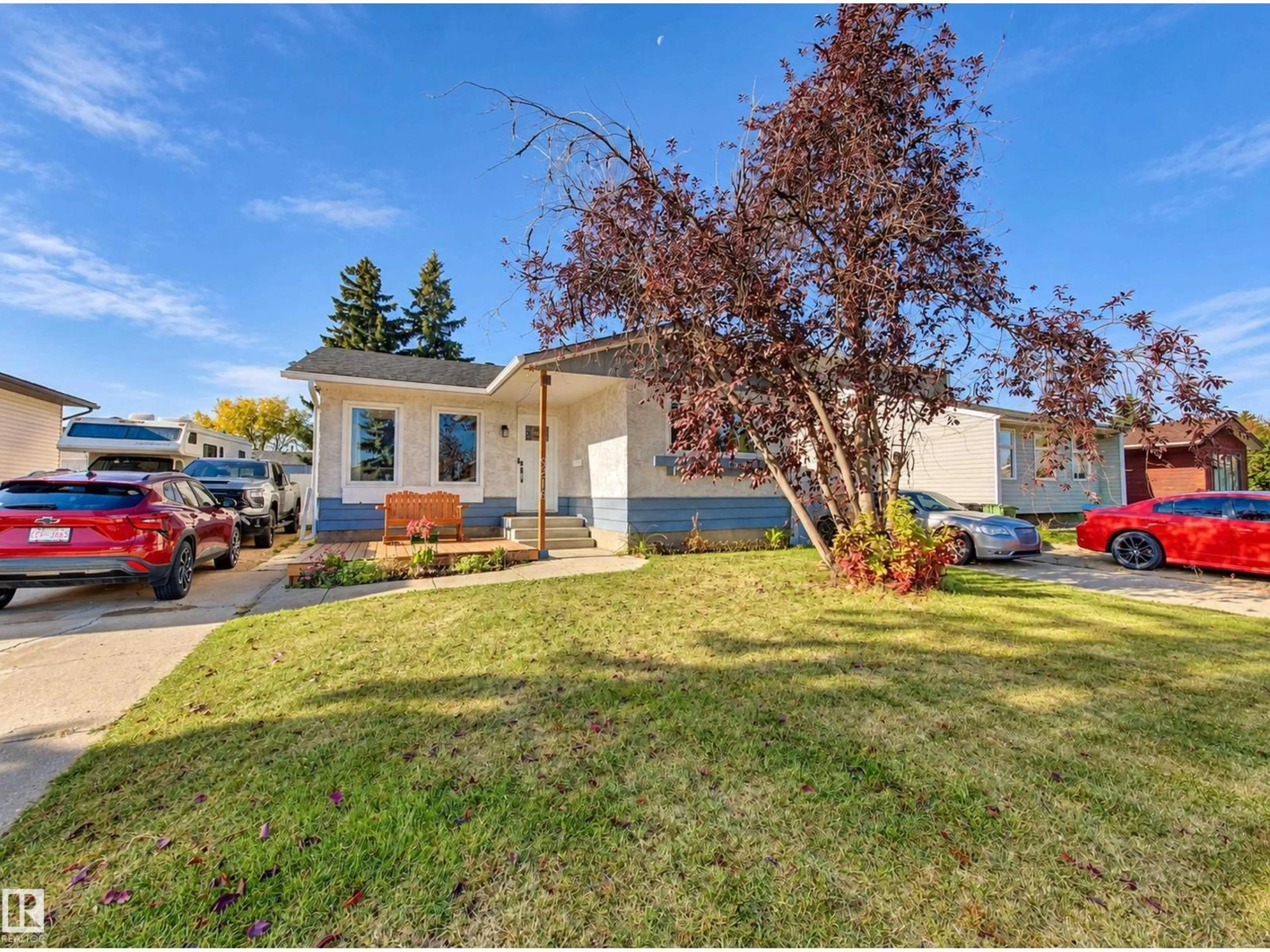 Home with vinyl exterior material, street for 9218 81A ST, Fort Saskatchewan Alberta T8L3L9