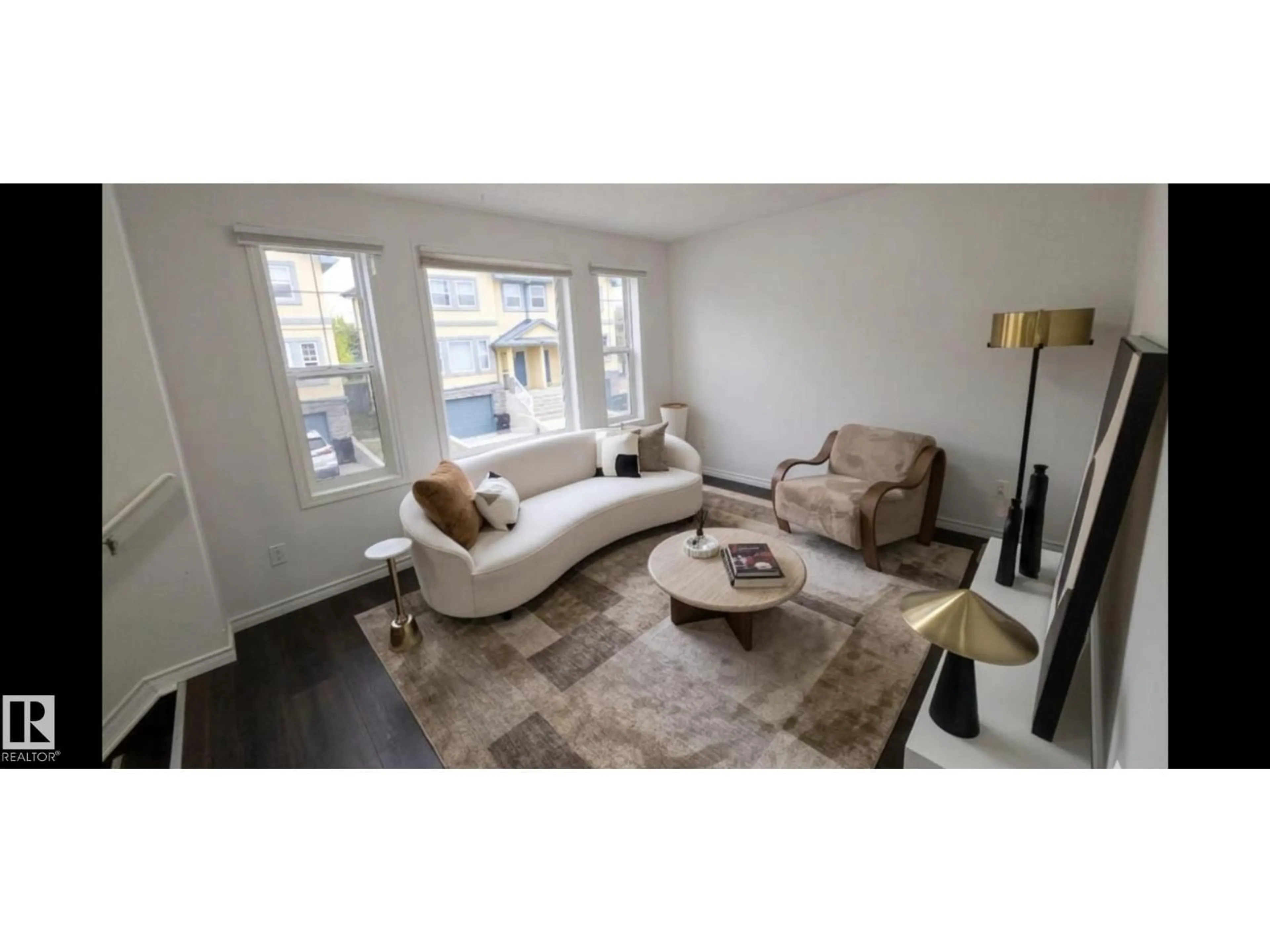 Living room with furniture, unknown for #6 - 16777 91 ST, Edmonton Alberta T5Z3X4