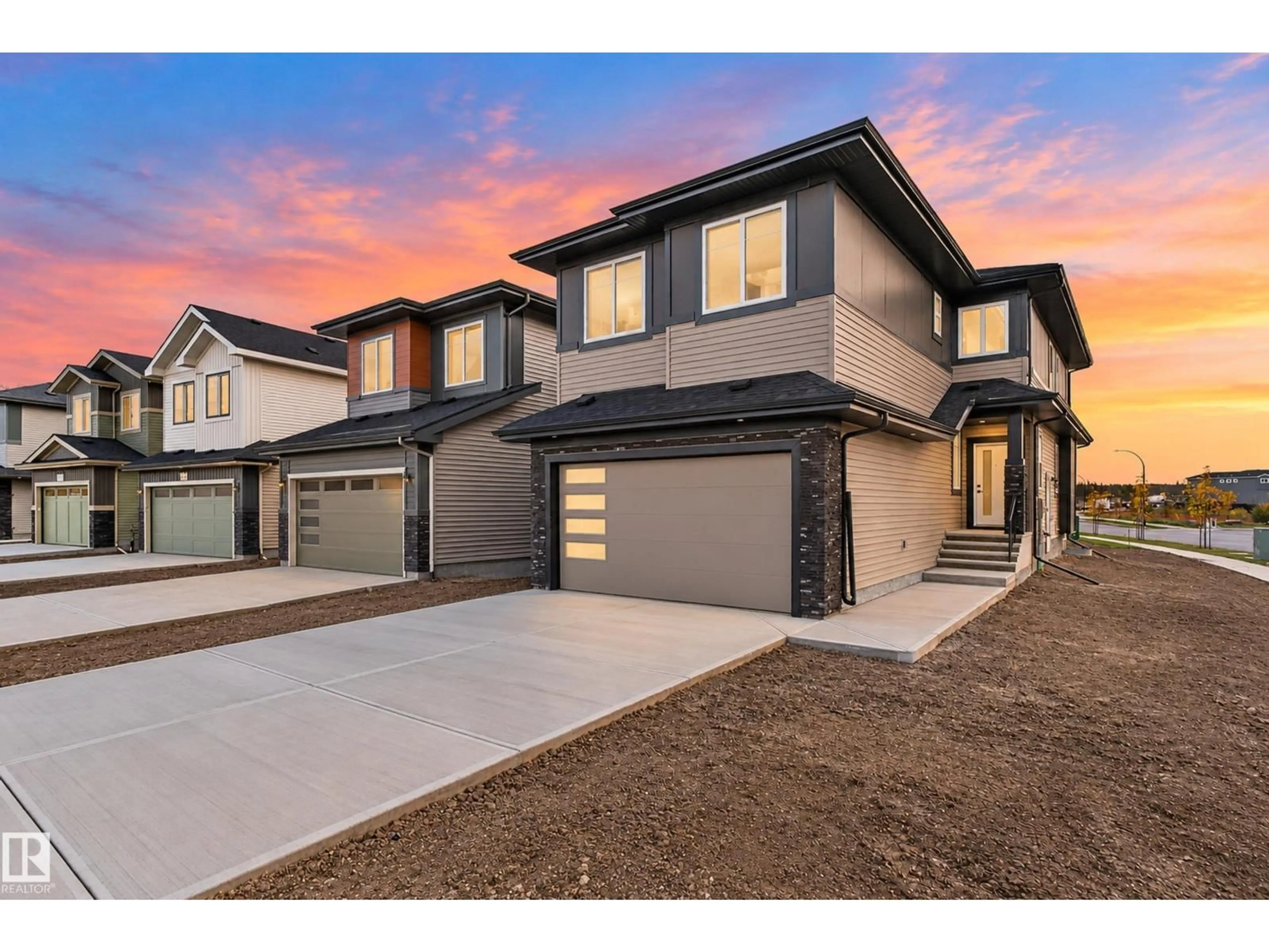 Home with brick exterior material, street for 2 PEBBLE CV, Spruce Grove Alberta T7X4E7