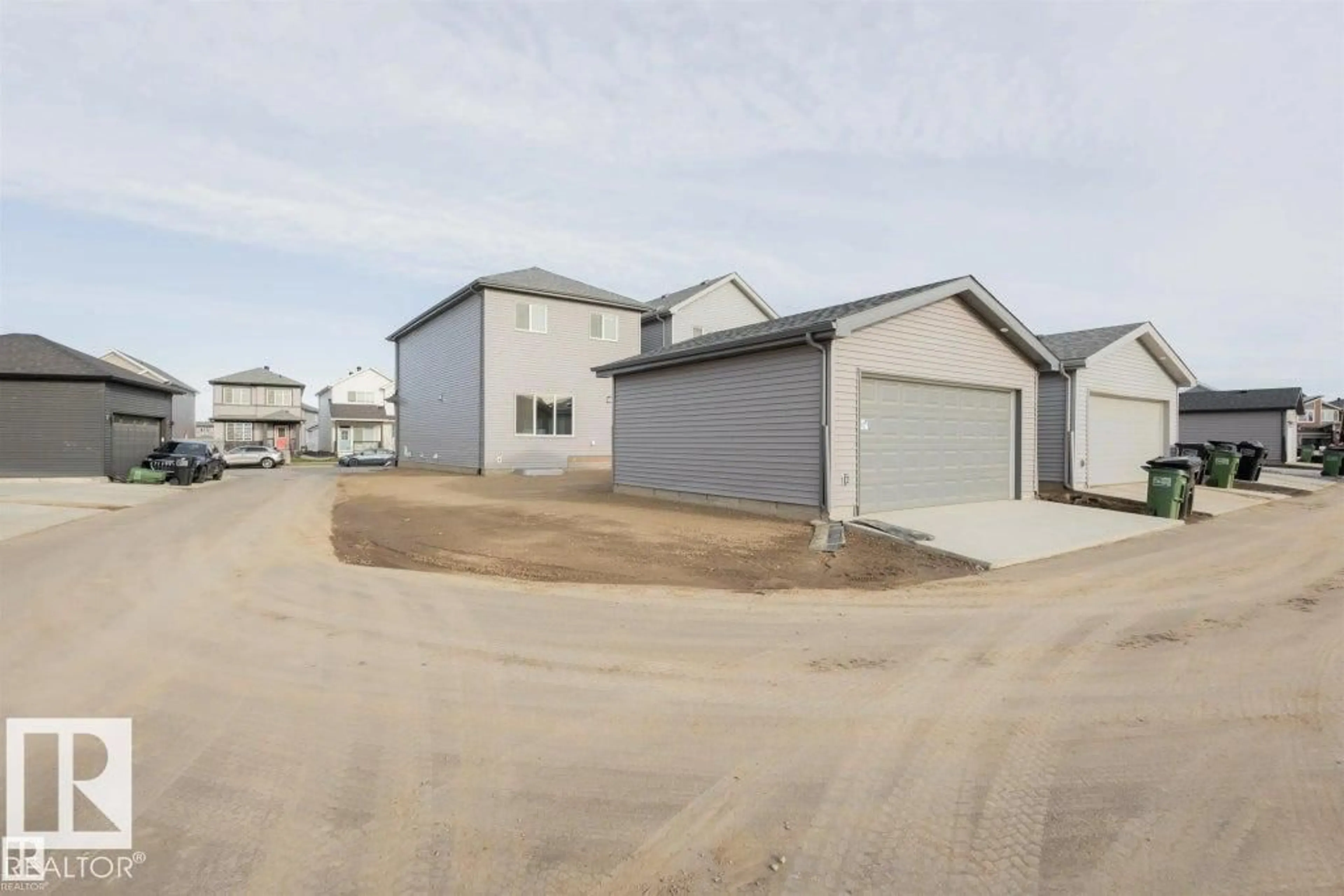 A pic from outside/outdoor area/front of a property/back of a property/a pic from drone, street for NW - 22519 88 AV, Edmonton Alberta T5T7W7