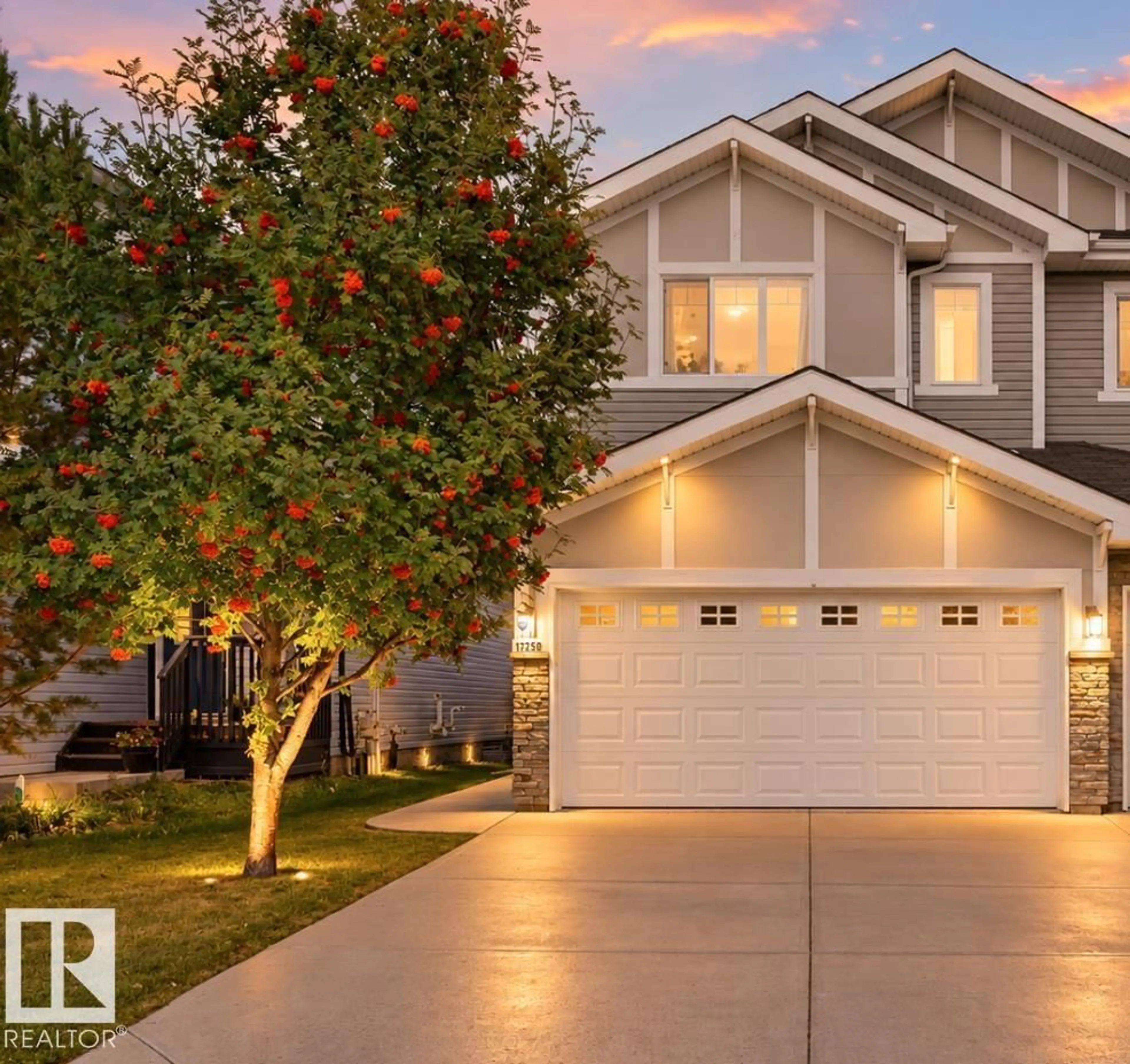 Home with vinyl exterior material, street for 12250 173A AV, Edmonton Alberta T5X0K1