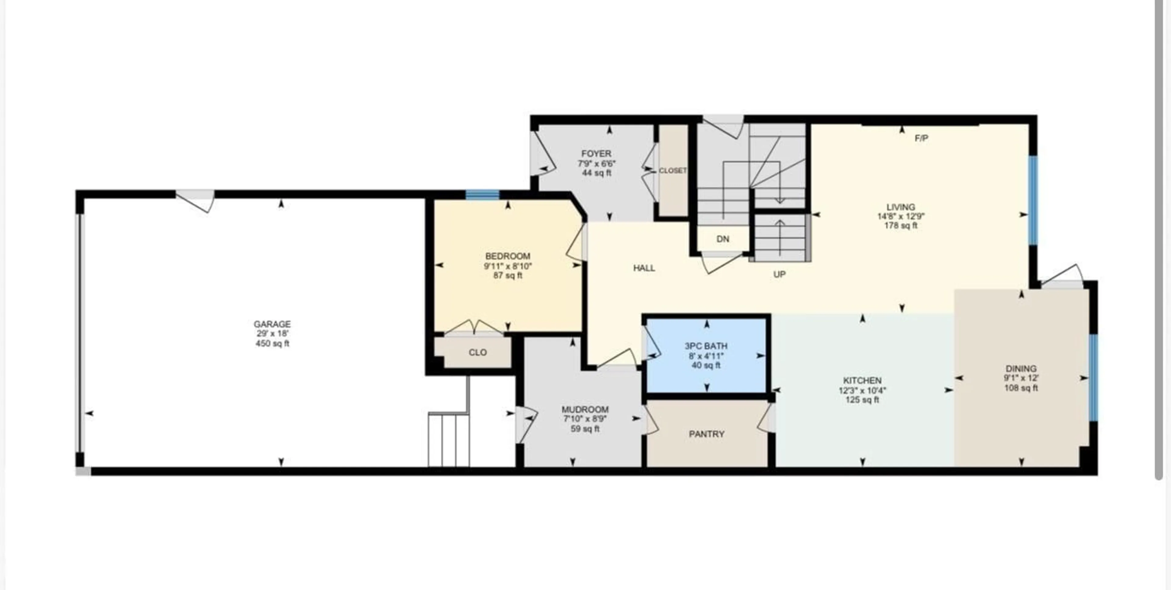 Floor plan for 4 PEBBLE CV, Spruce Grove Alberta T7X4E7