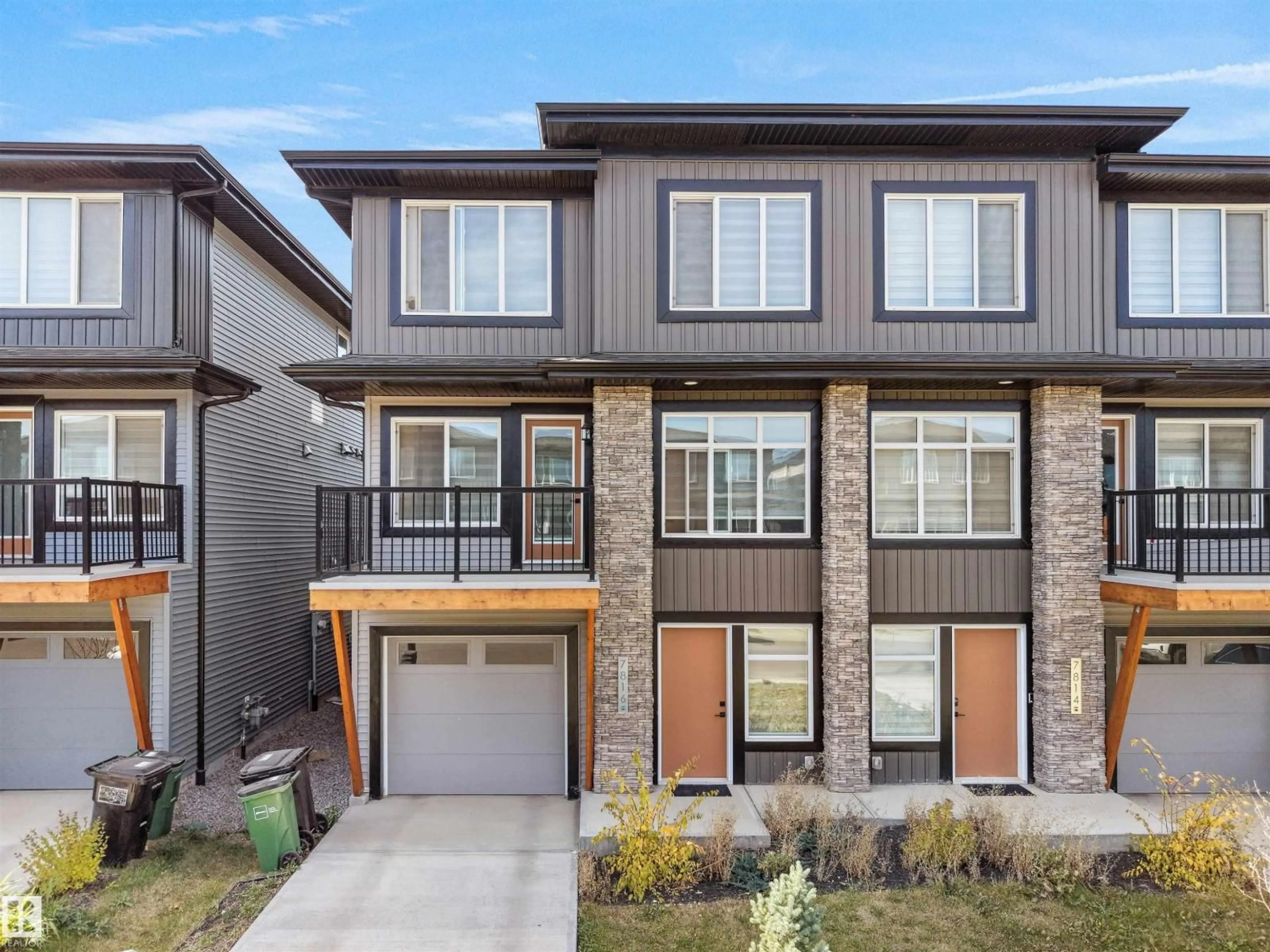 Home with brick exterior material, street for LI SW - 7816 KRULUK LINK, Edmonton Alberta T6W4V1