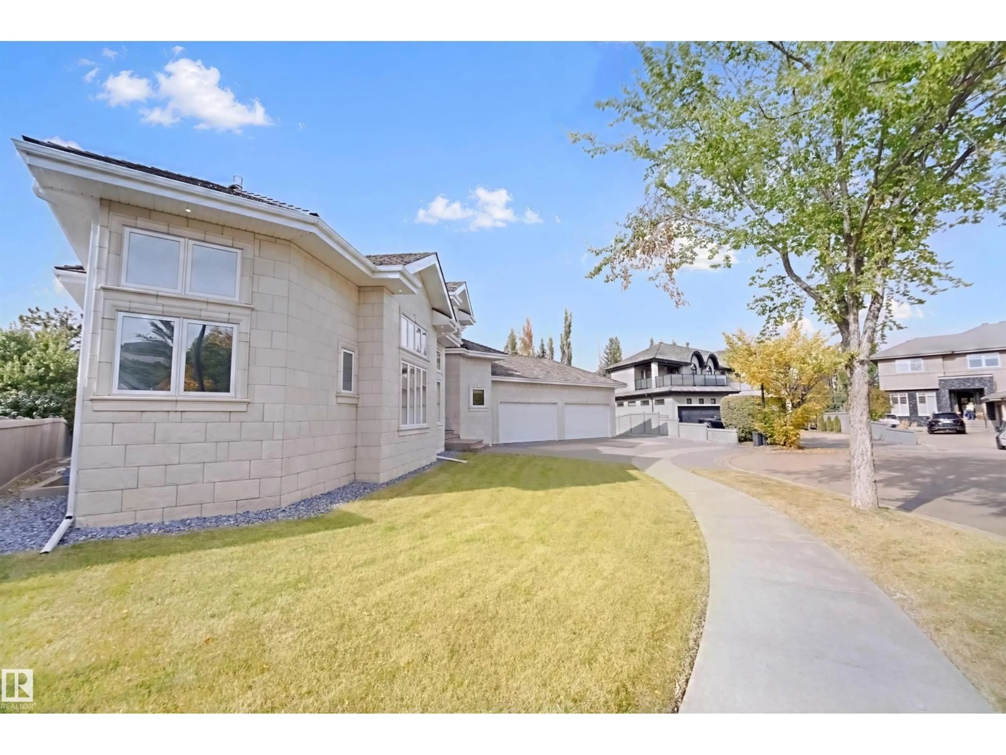 Home with vinyl exterior material, street for 5014 DONSDALE DR, Edmonton Alberta T6M2V2