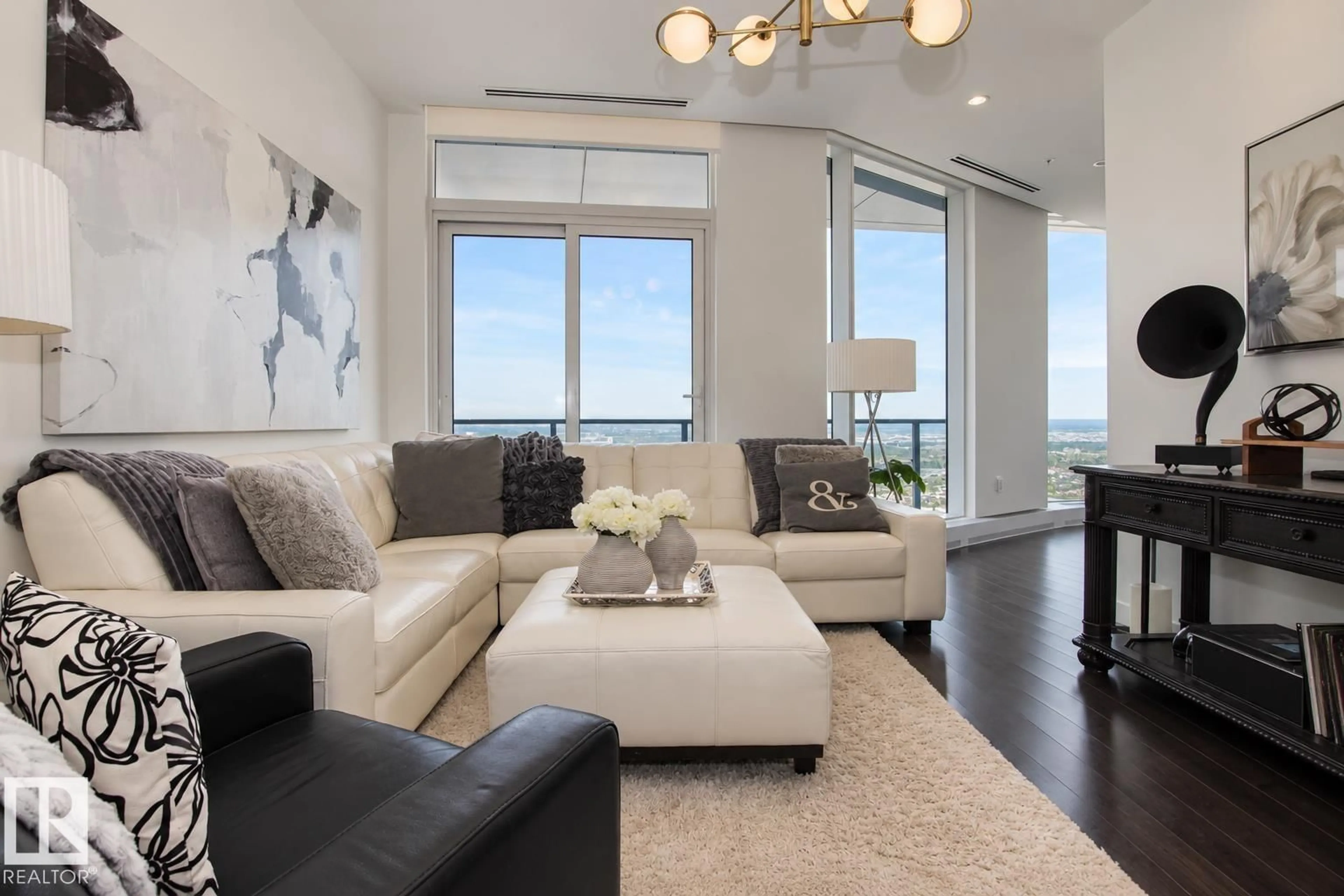 Living room with furniture, unknown for 10360 - 5301 102 ST NW, Edmonton Alberta T5J0K6