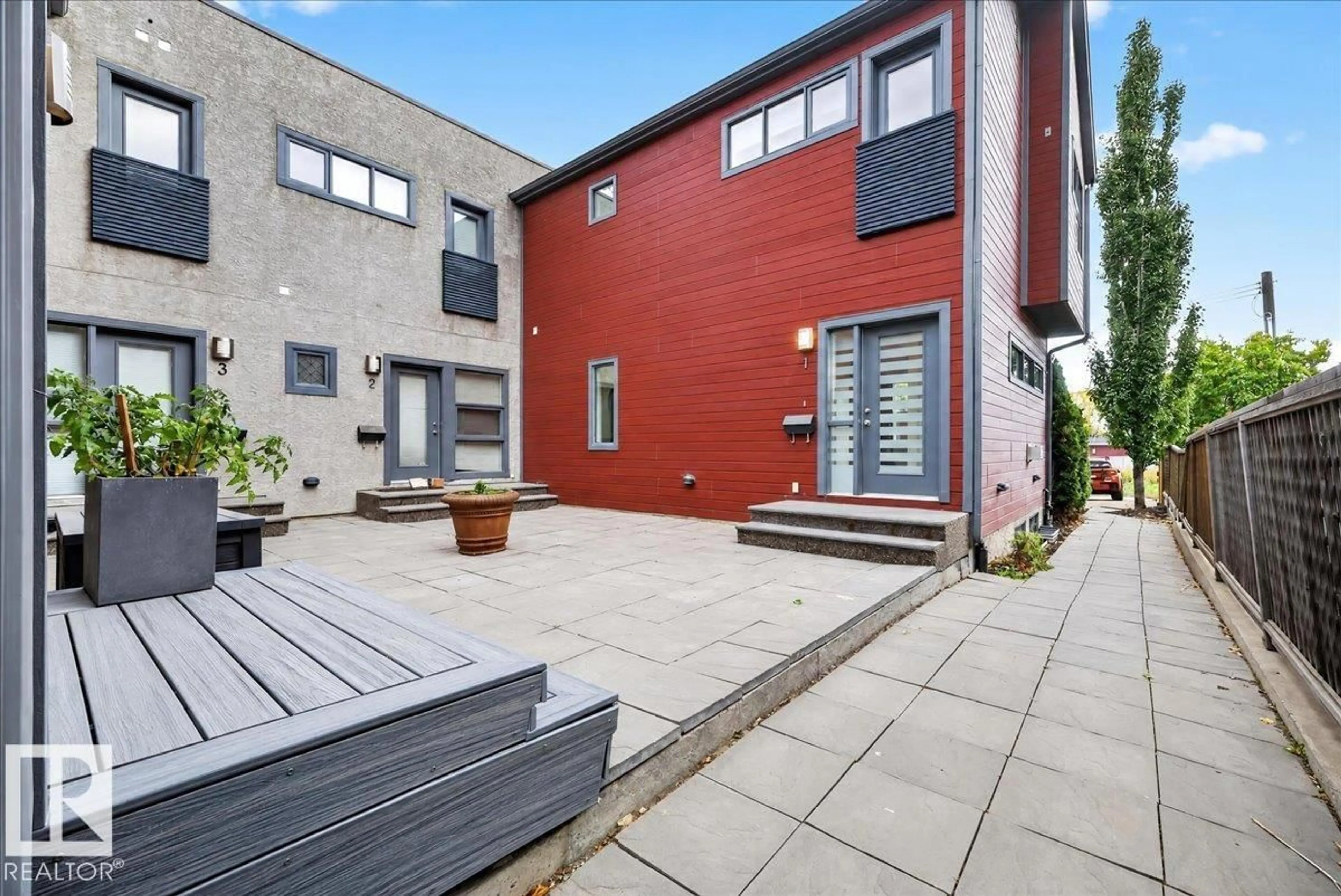 Patio, street for 14315 STONY PLAIN RD, Edmonton Alberta T5N3R6