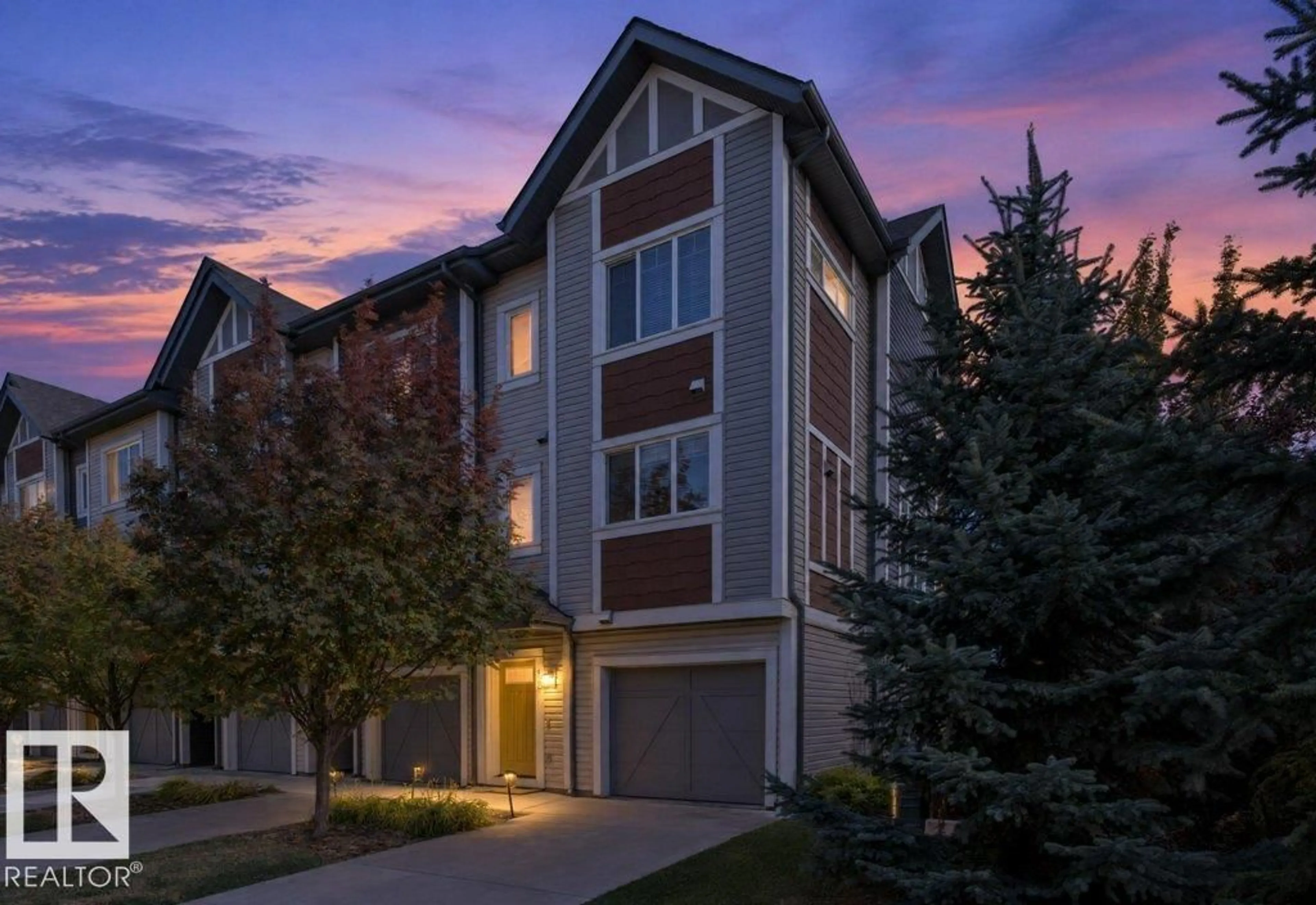 A pic from outside/outdoor area/front of a property/back of a property/a pic from drone, street for NW - 20 320 SECORD BV, Edmonton Alberta T5T7E8