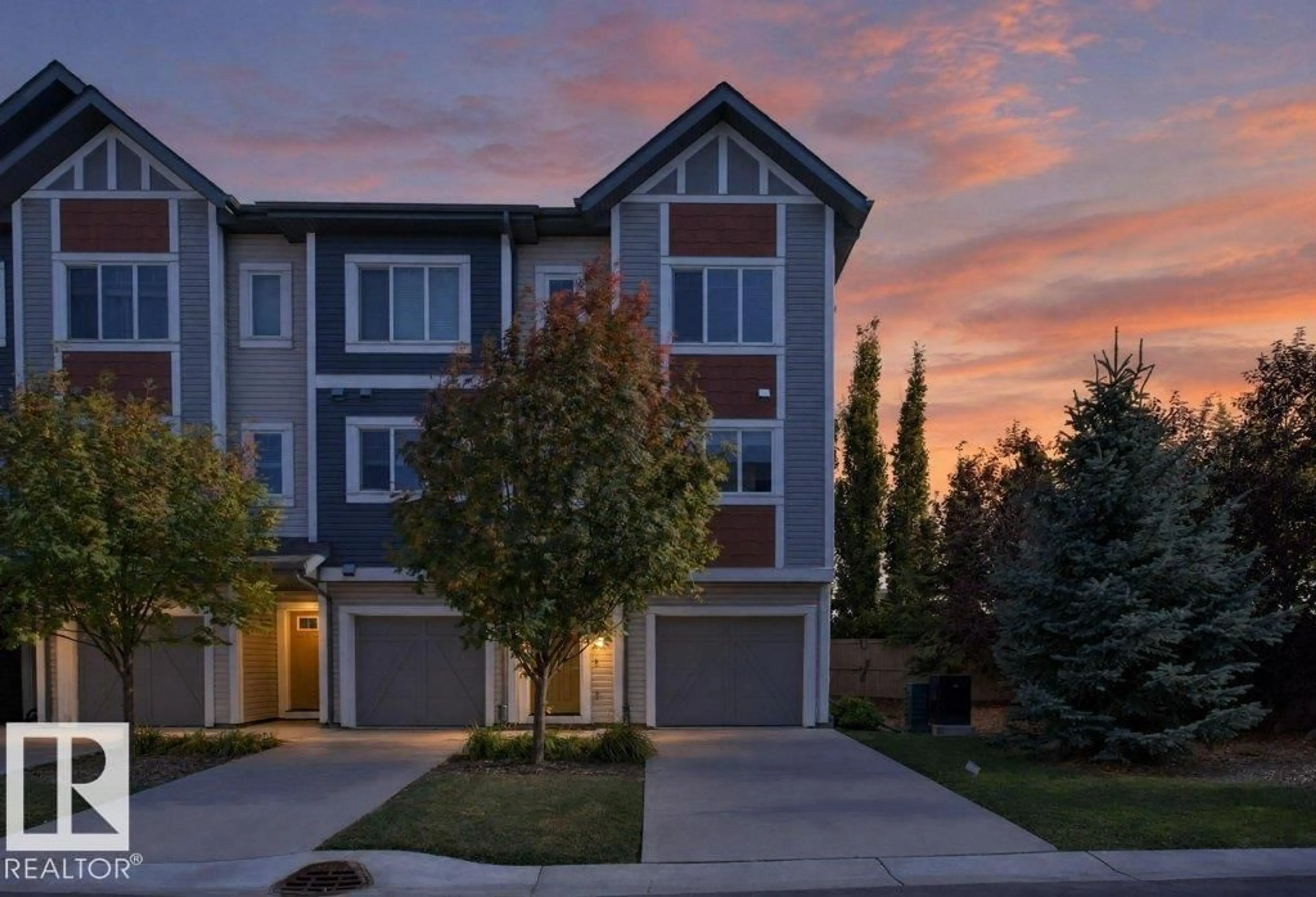 A pic from outside/outdoor area/front of a property/back of a property/a pic from drone, street for NW - 20 320 SECORD BV, Edmonton Alberta T5T7E8