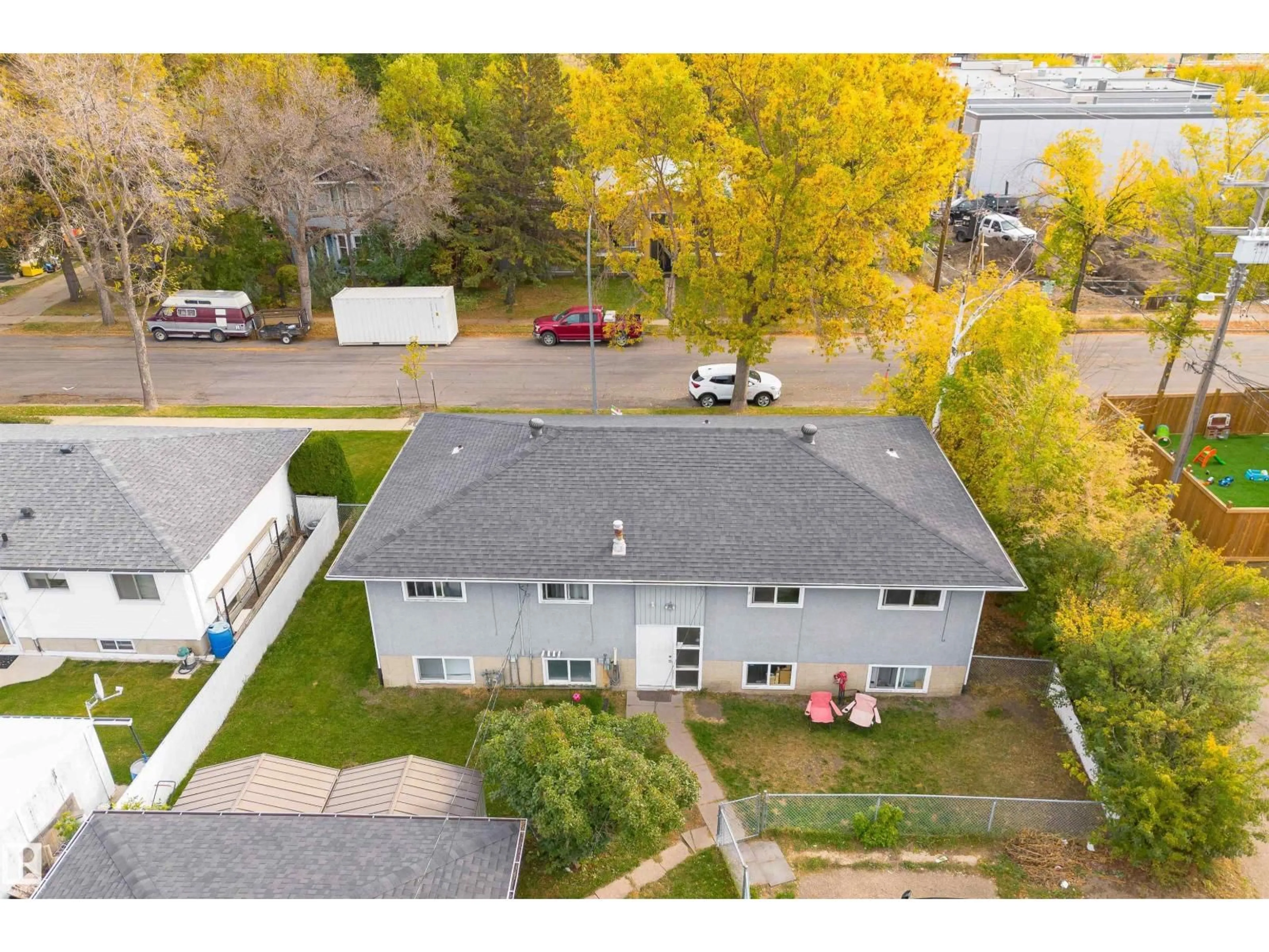 A pic from outside/outdoor area/front of a property/back of a property/a pic from drone, unknown for NW - 11812 45 ST, Edmonton Alberta T5W2T4