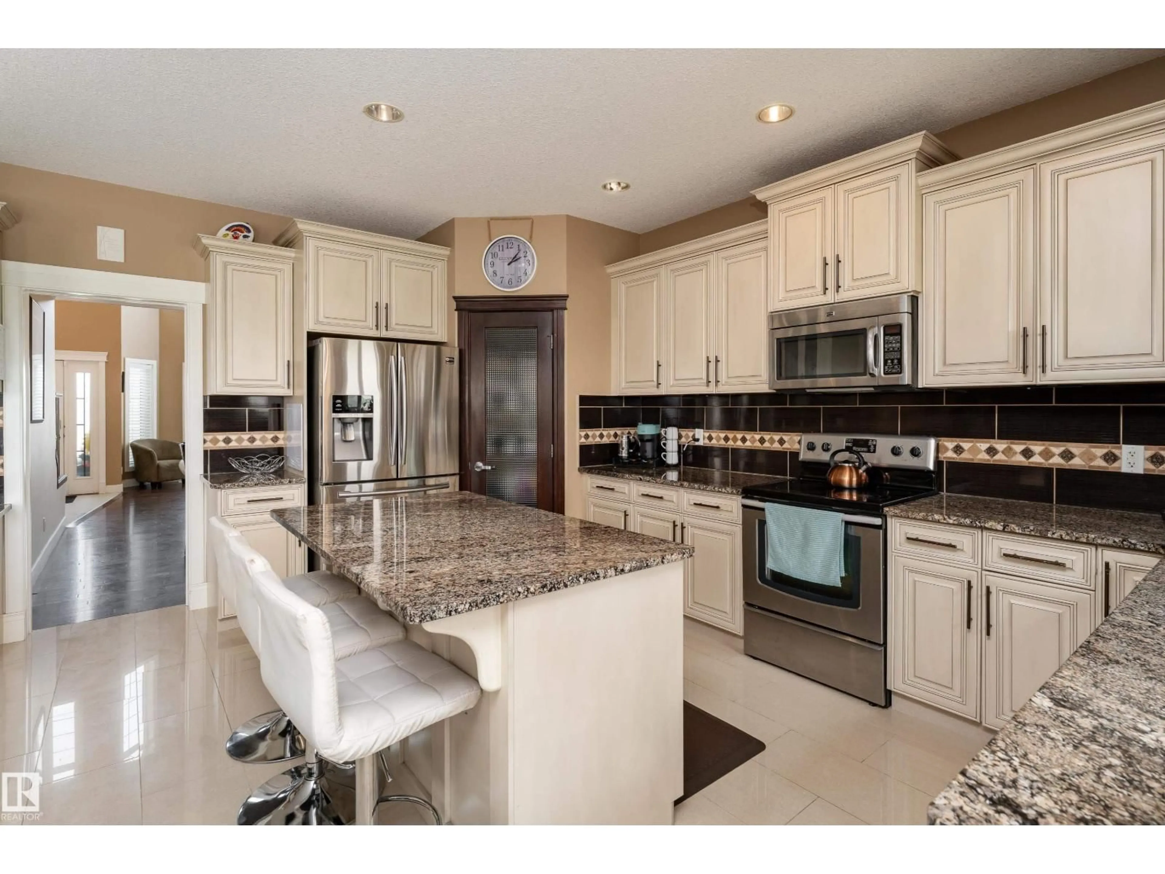 Open concept kitchen, ceramic/tile floor for 107 MCDOWELL WD, Leduc Alberta T9E0J6