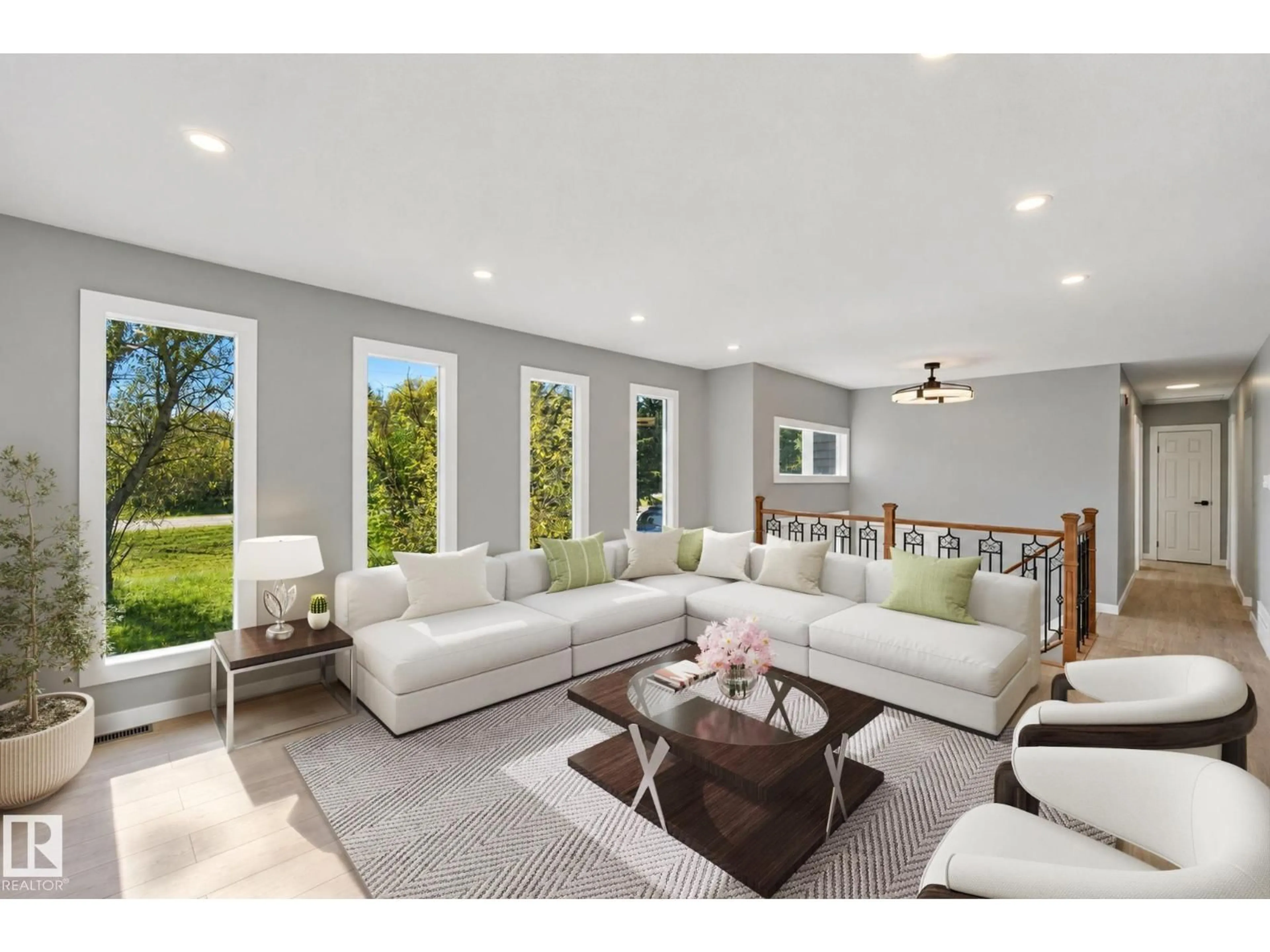 Living room with furniture, unknown for 52414 - 2 RGE ROAD 20, Rural Parkland County Alberta T0E0H0