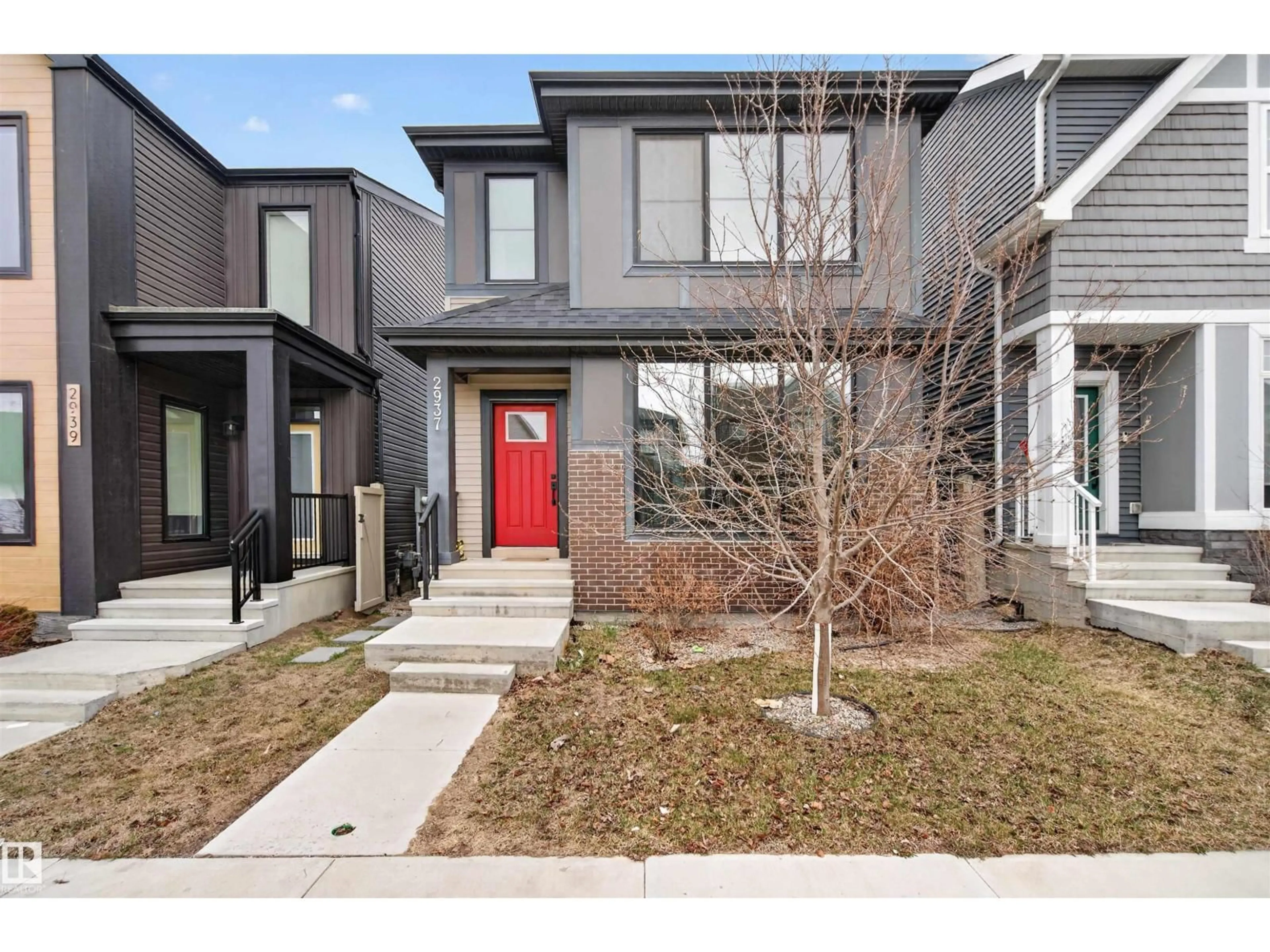Home with brick exterior material, street for 2937 COUGHLAN GR, Edmonton Alberta T6W3X6