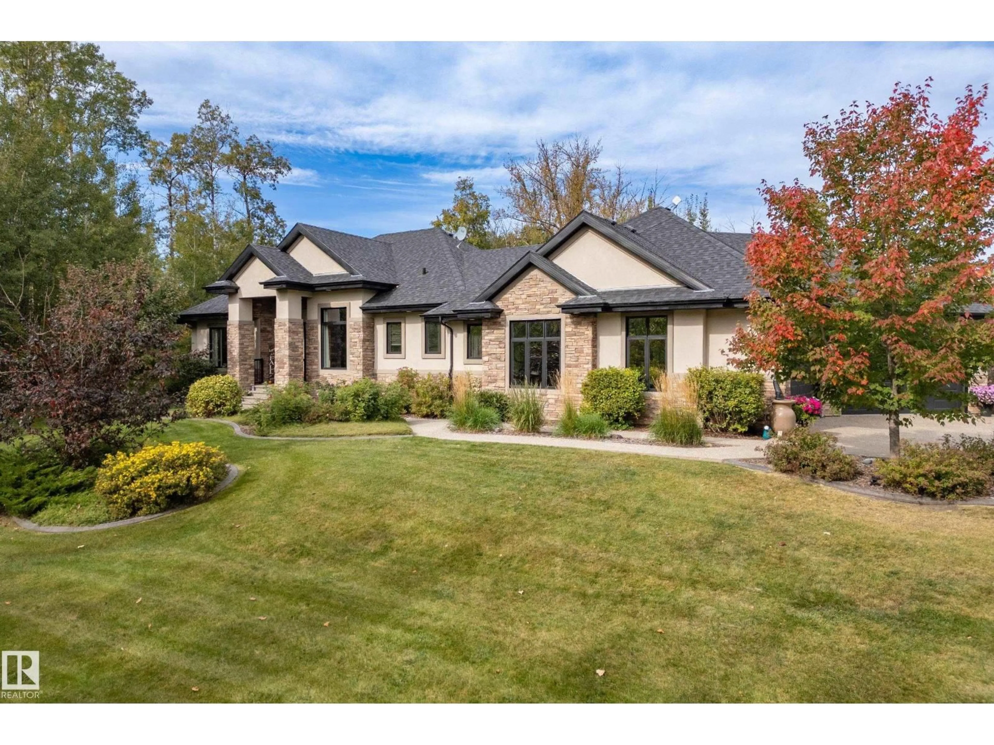 Home with brick exterior material, street for #14 - 53424 RGE ROAD 274, Rural Parkland County Alberta T7X3T1