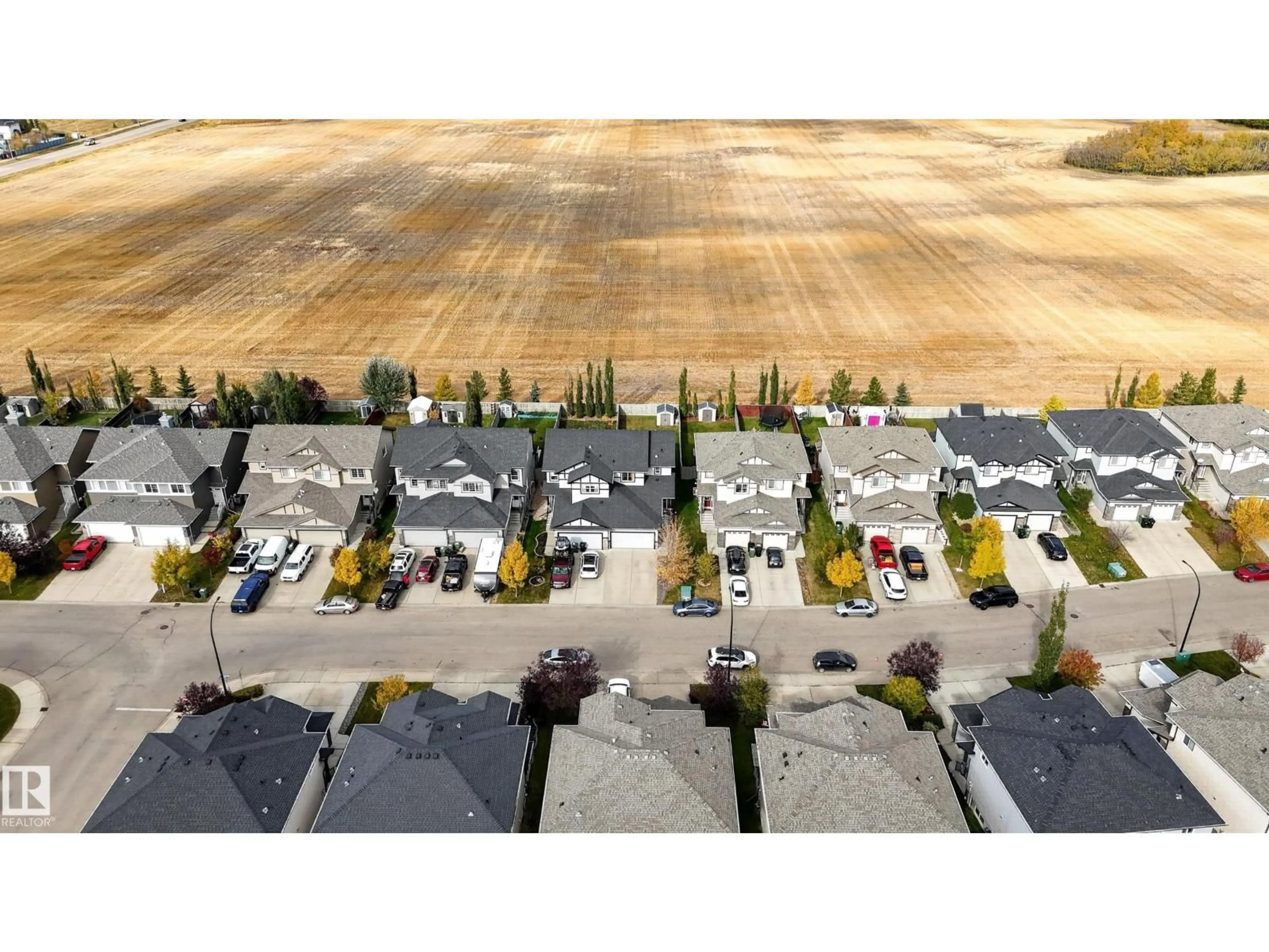 A pic from outside/outdoor area/front of a property/back of a property/a pic from drone, street for 436 REED CR, Leduc Alberta T9E0R5