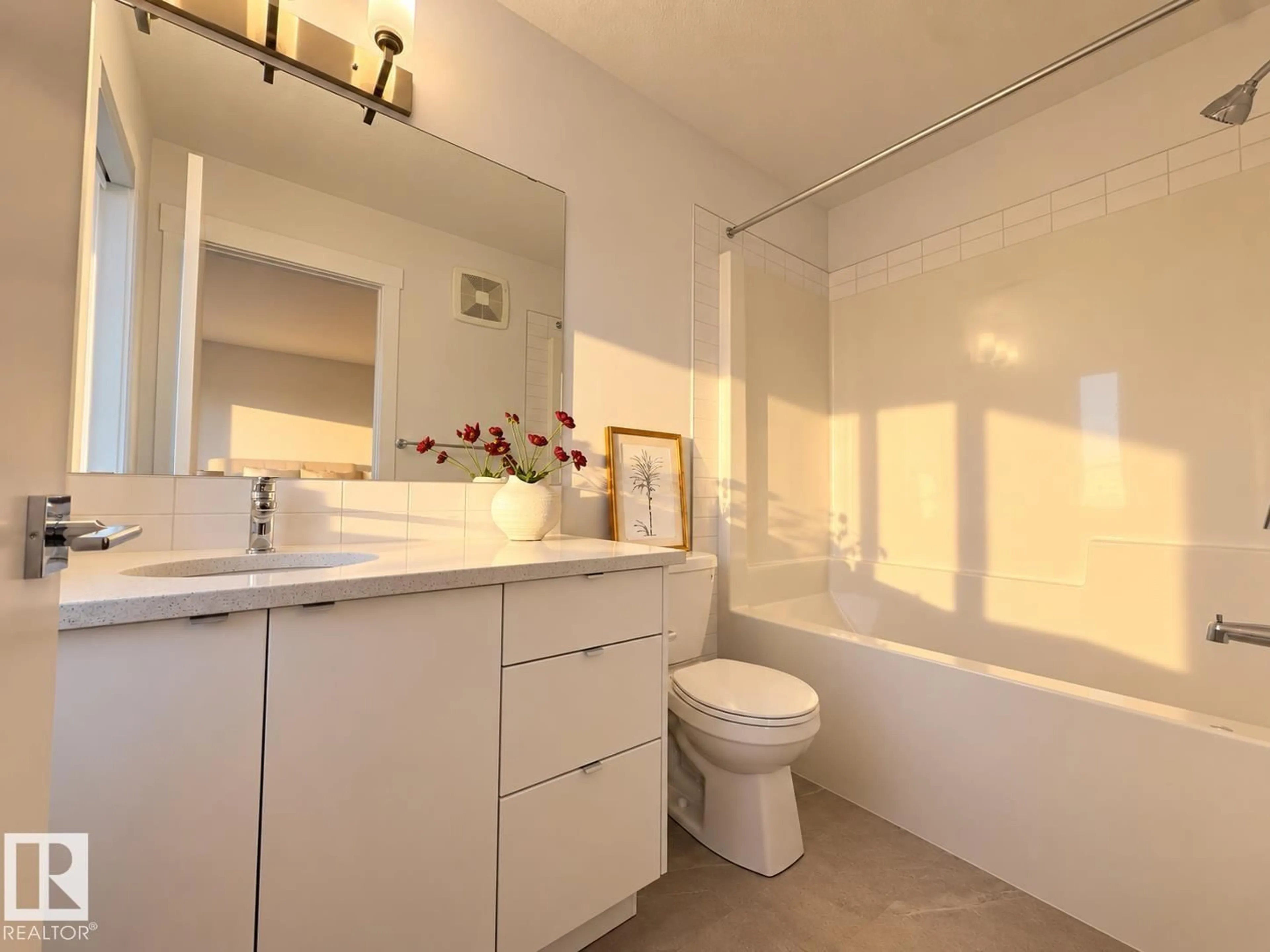 Standard bathroom, ceramic/tile floor for #70 - 16231 19 AV, Edmonton Alberta T6W5C6