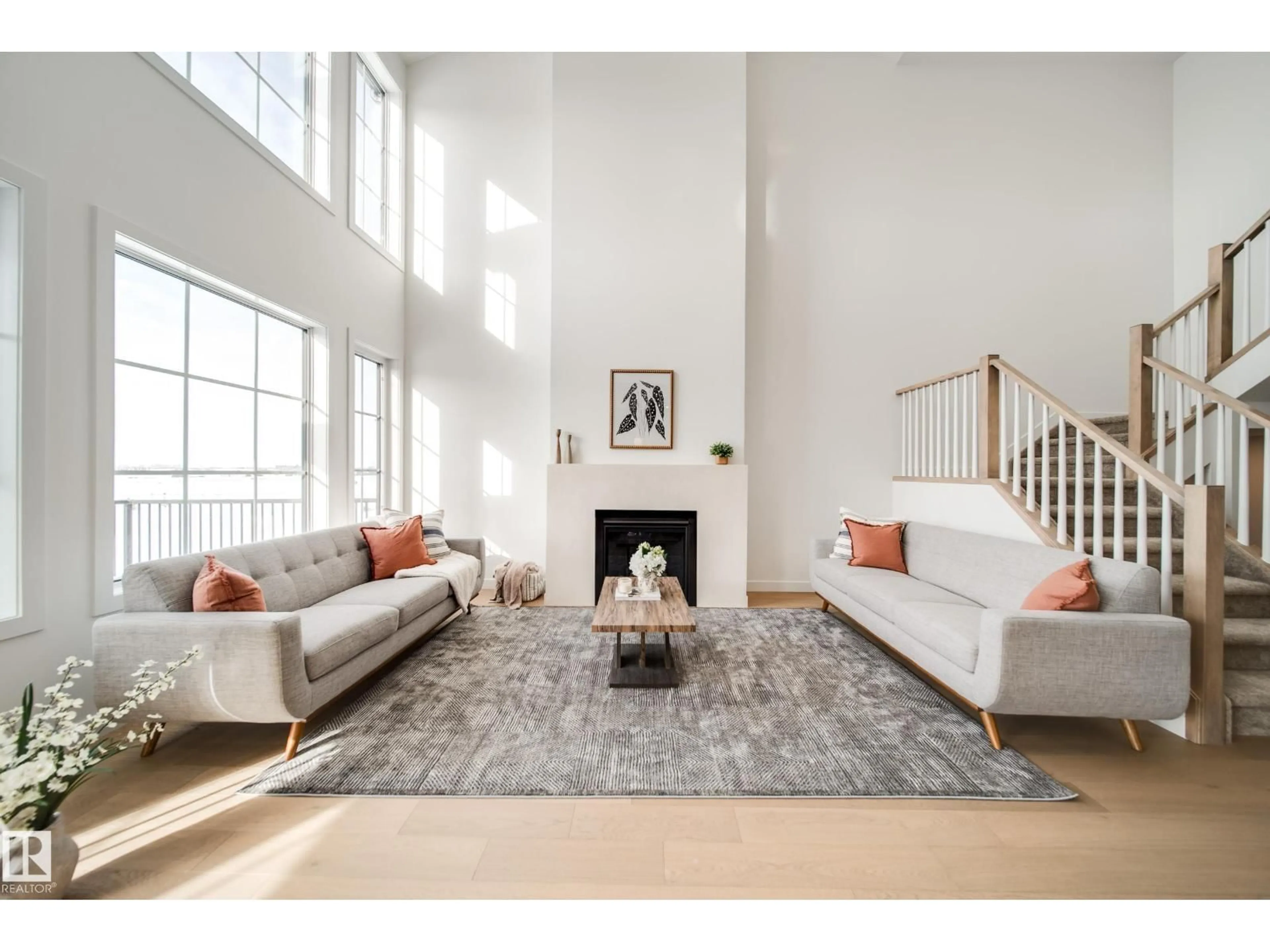 Living room with furniture, unknown for 67 CHARTRES CL, St. Albert Alberta T8T2E1