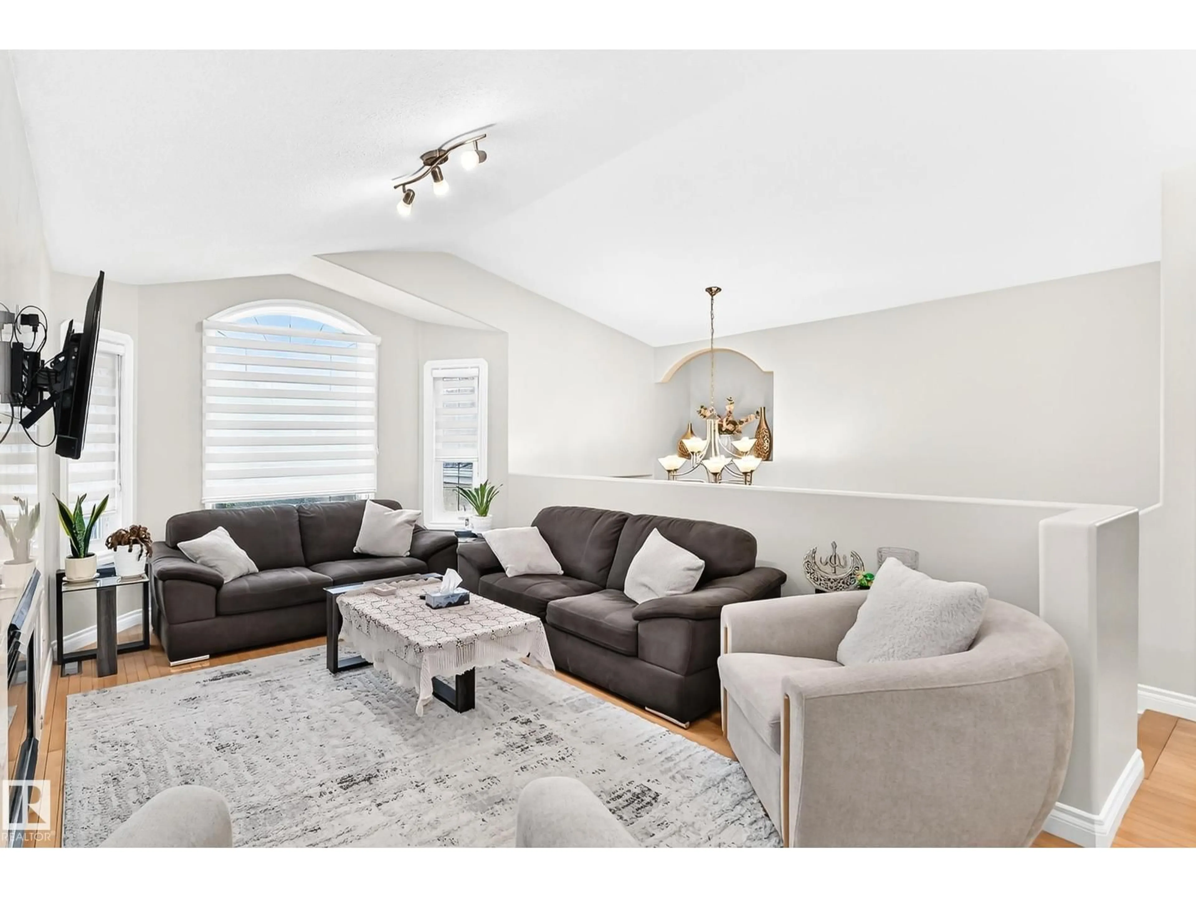 Living room with furniture, unknown for NW - 16419 89 ST, Edmonton Alberta T5Z3S1