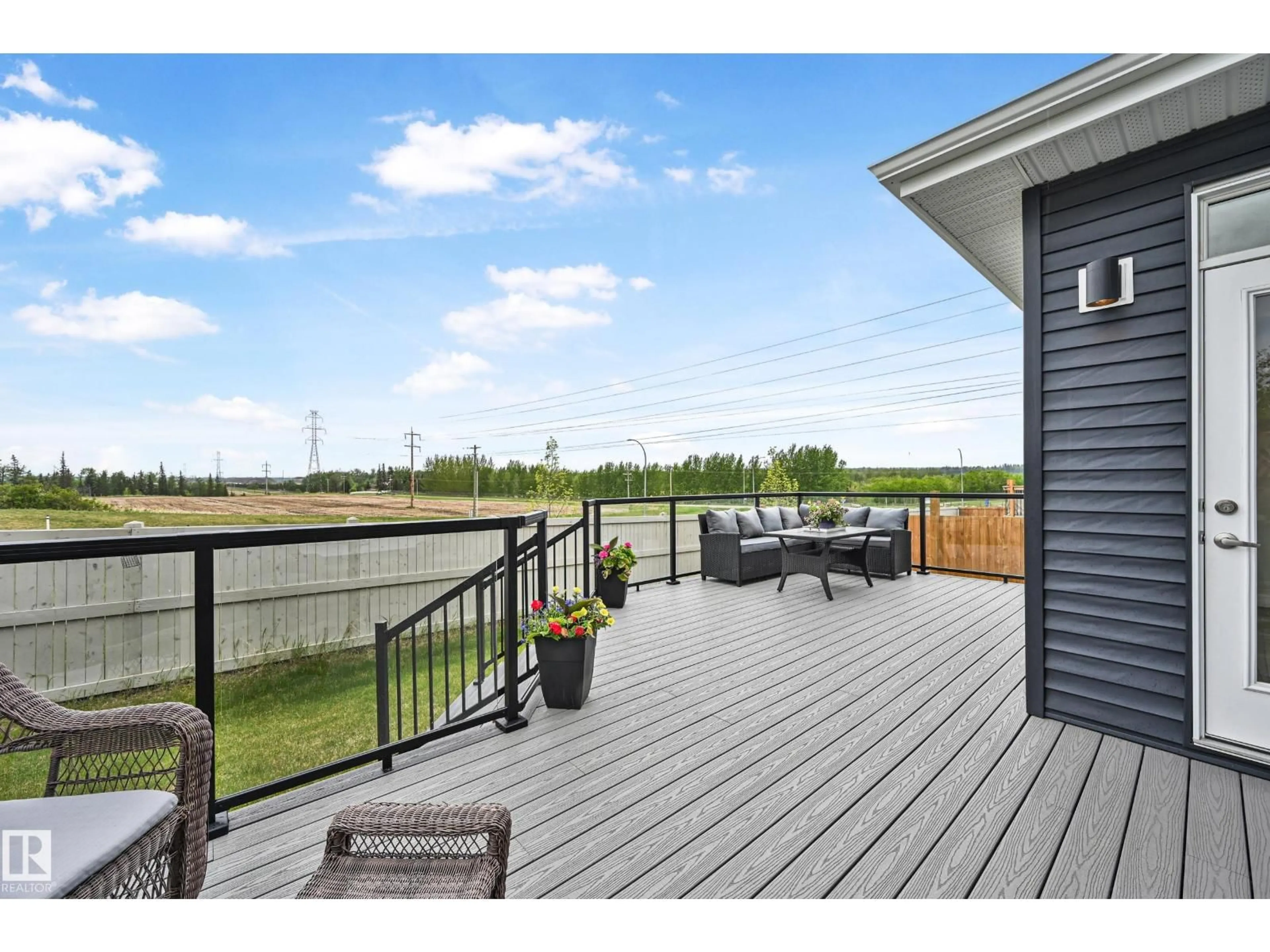 Patio, water/lake/river/ocean view for 37 WILDROSE CO, Fort Saskatchewan Alberta T8L0X5