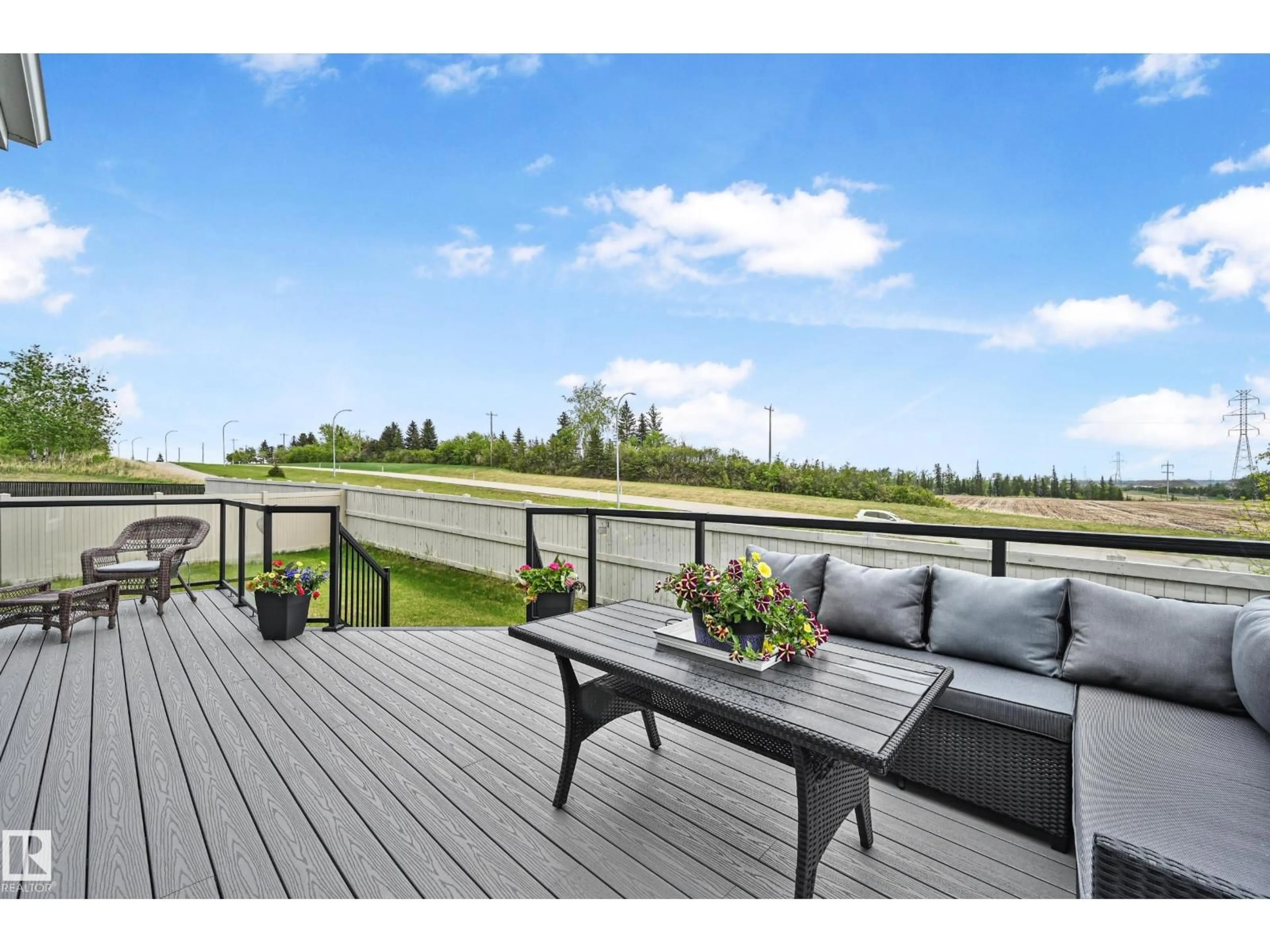 Patio, water/lake/river/ocean view for 37 WILDROSE CO, Fort Saskatchewan Alberta T8L0X5