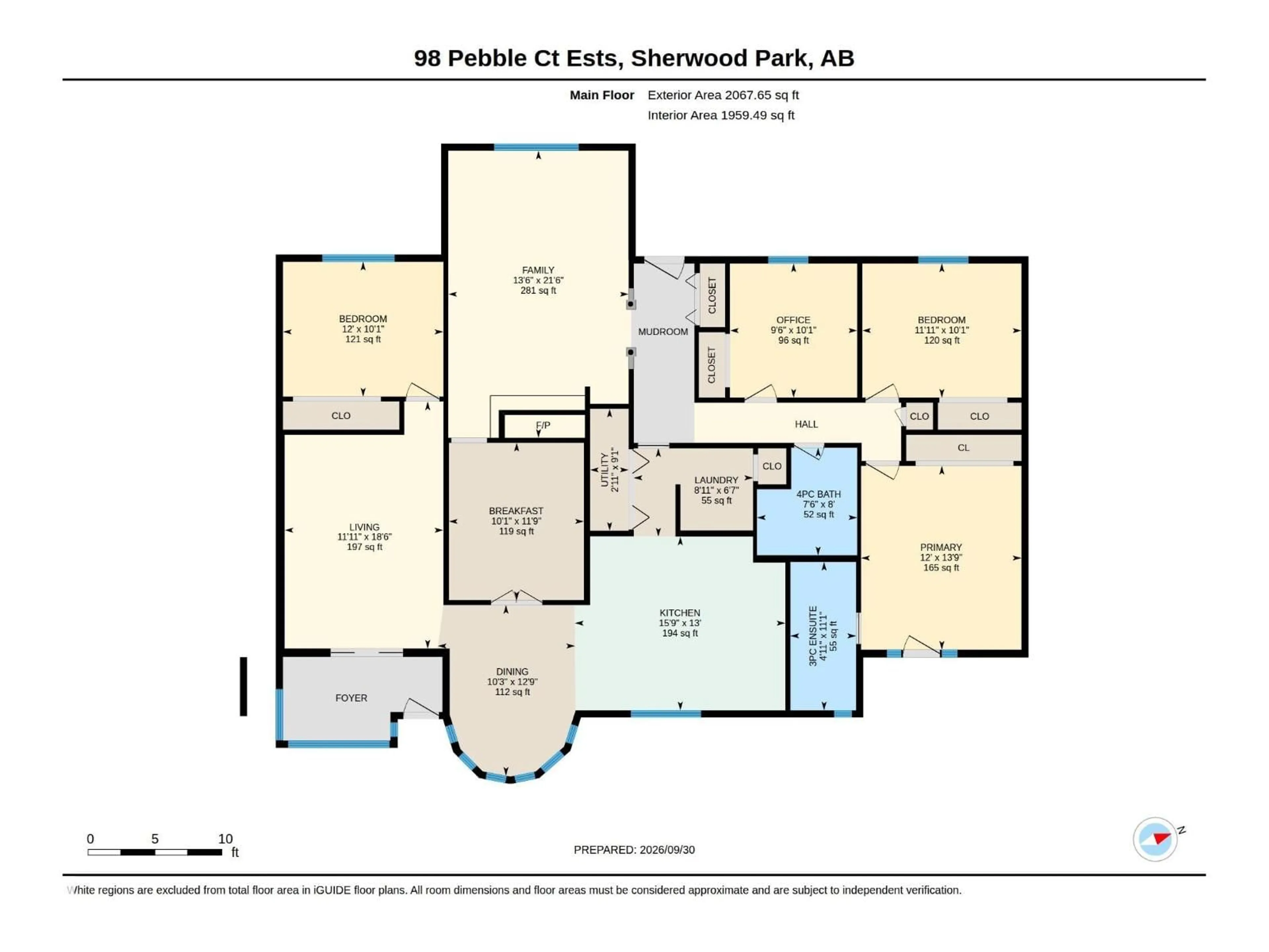 Floor plan for 98 RGE ROAD 221 RGE ROAD, Rural Strathcona County Alberta T8E1G8