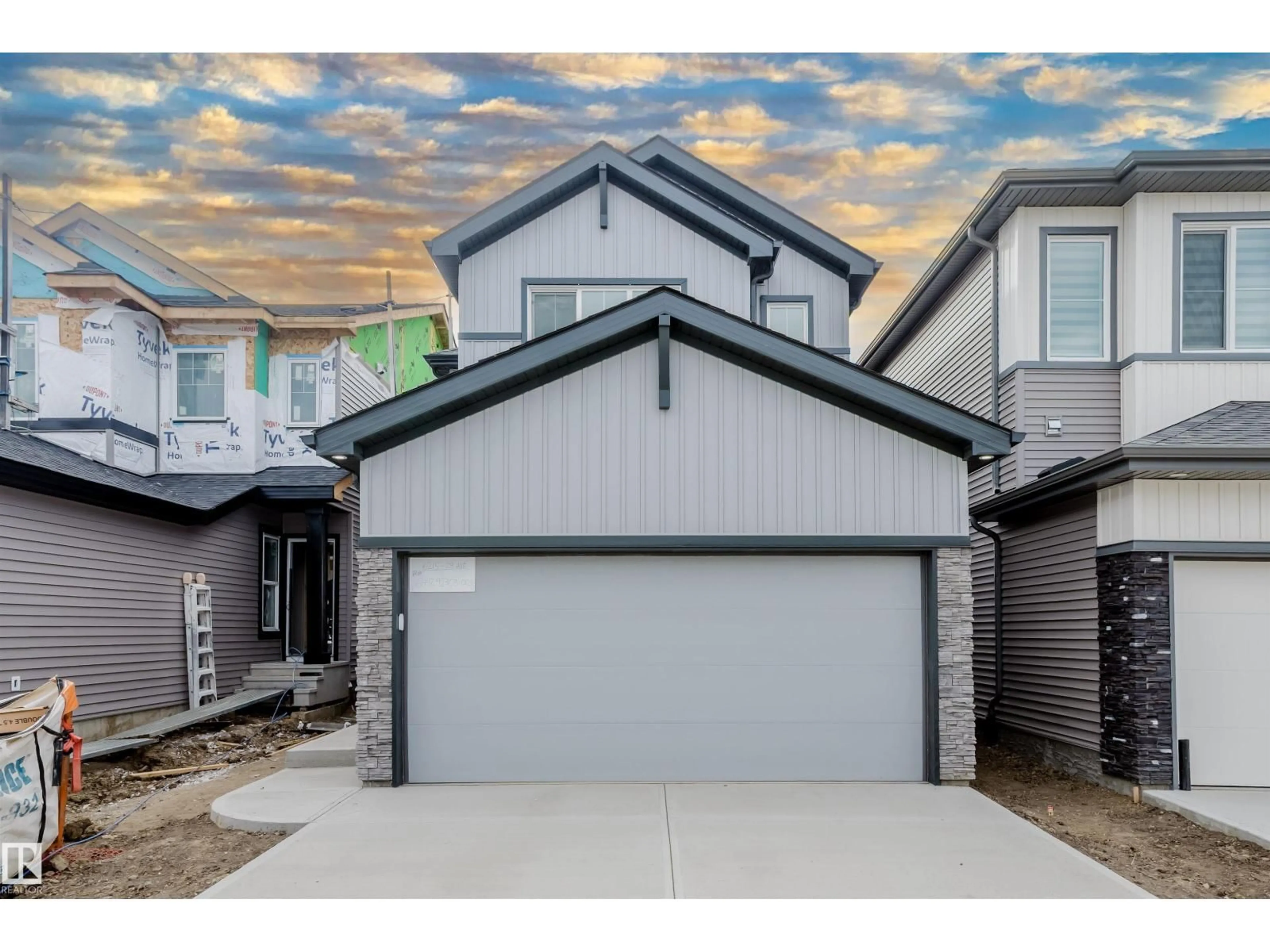 Home with vinyl exterior material, street for 6215 29 AV, Edmonton Alberta T6X3J2