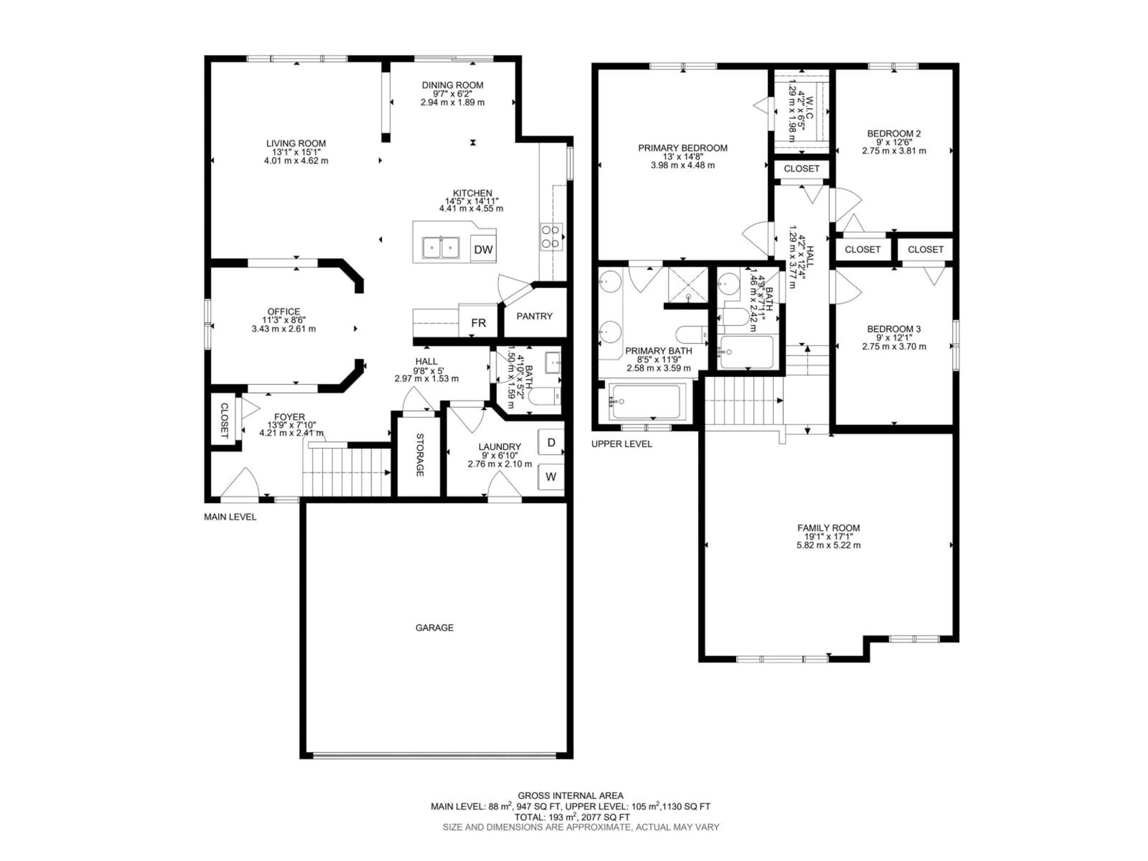 Floor plan for 20420 56 AV, Edmonton Alberta T6M0A9