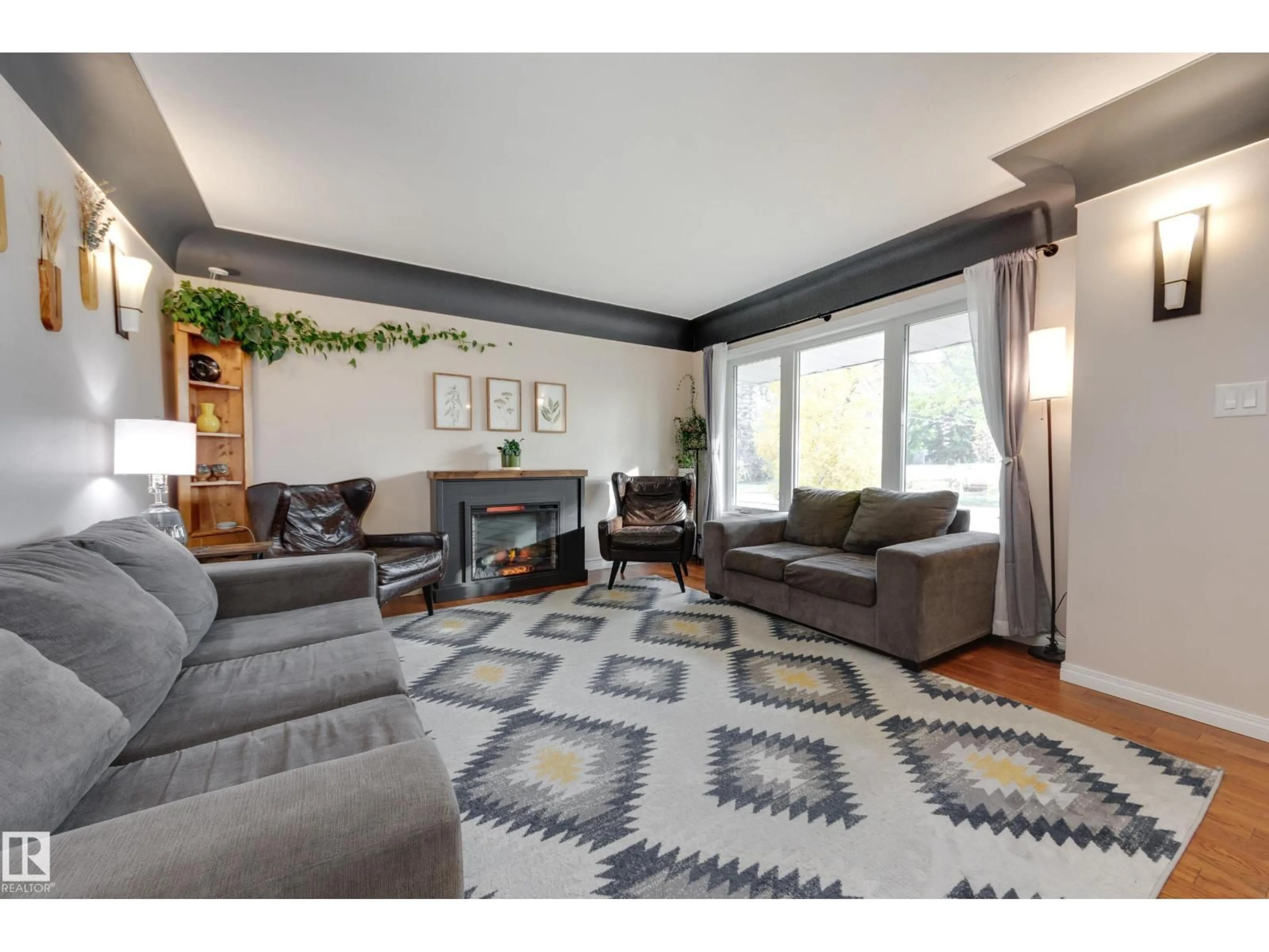 Living room with furniture, unknown for NW - 10466 159 ST, Edmonton Alberta T5P3A7