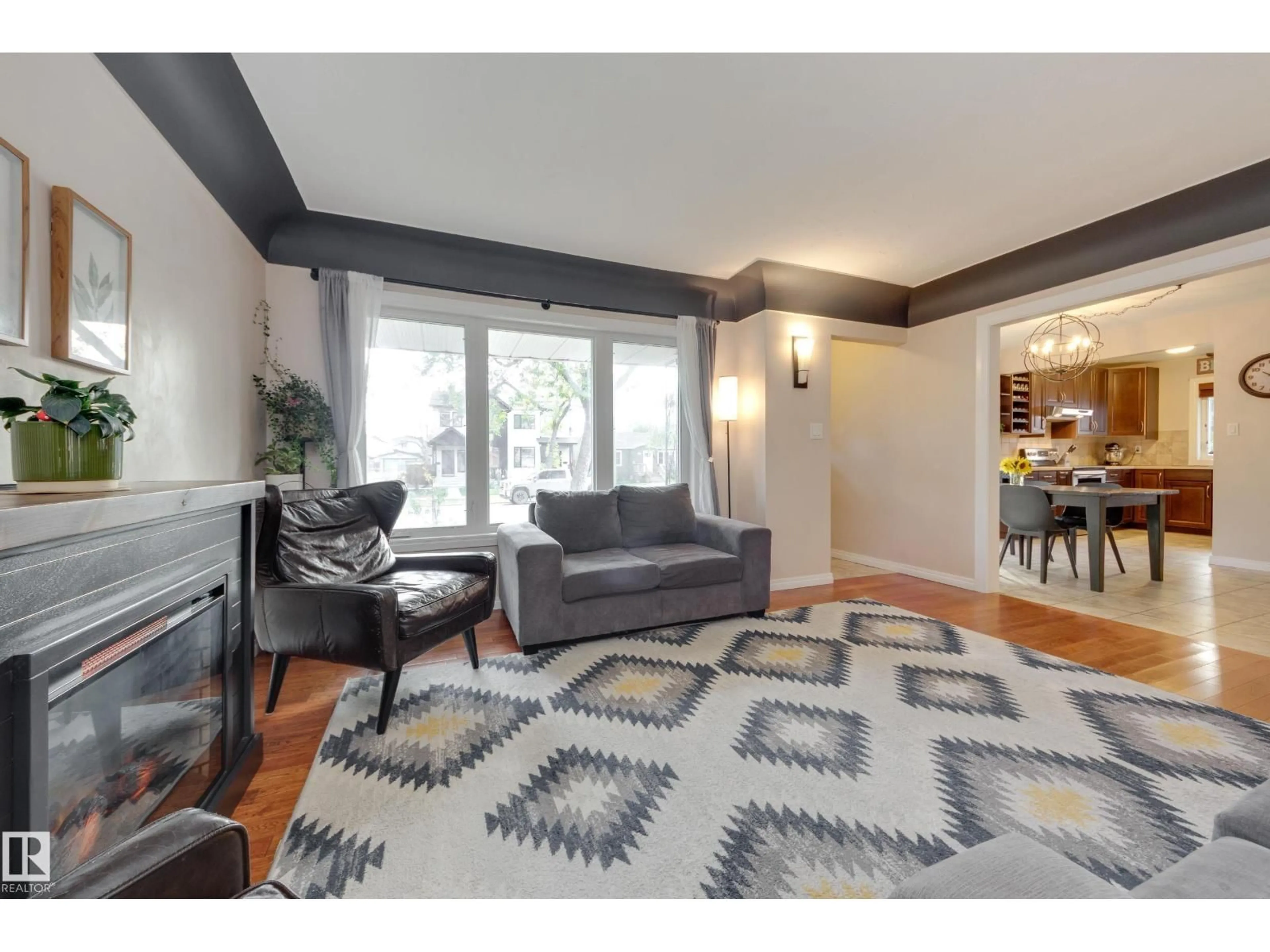 Living room with furniture, unknown for NW - 10466 159 ST, Edmonton Alberta T5P3A7