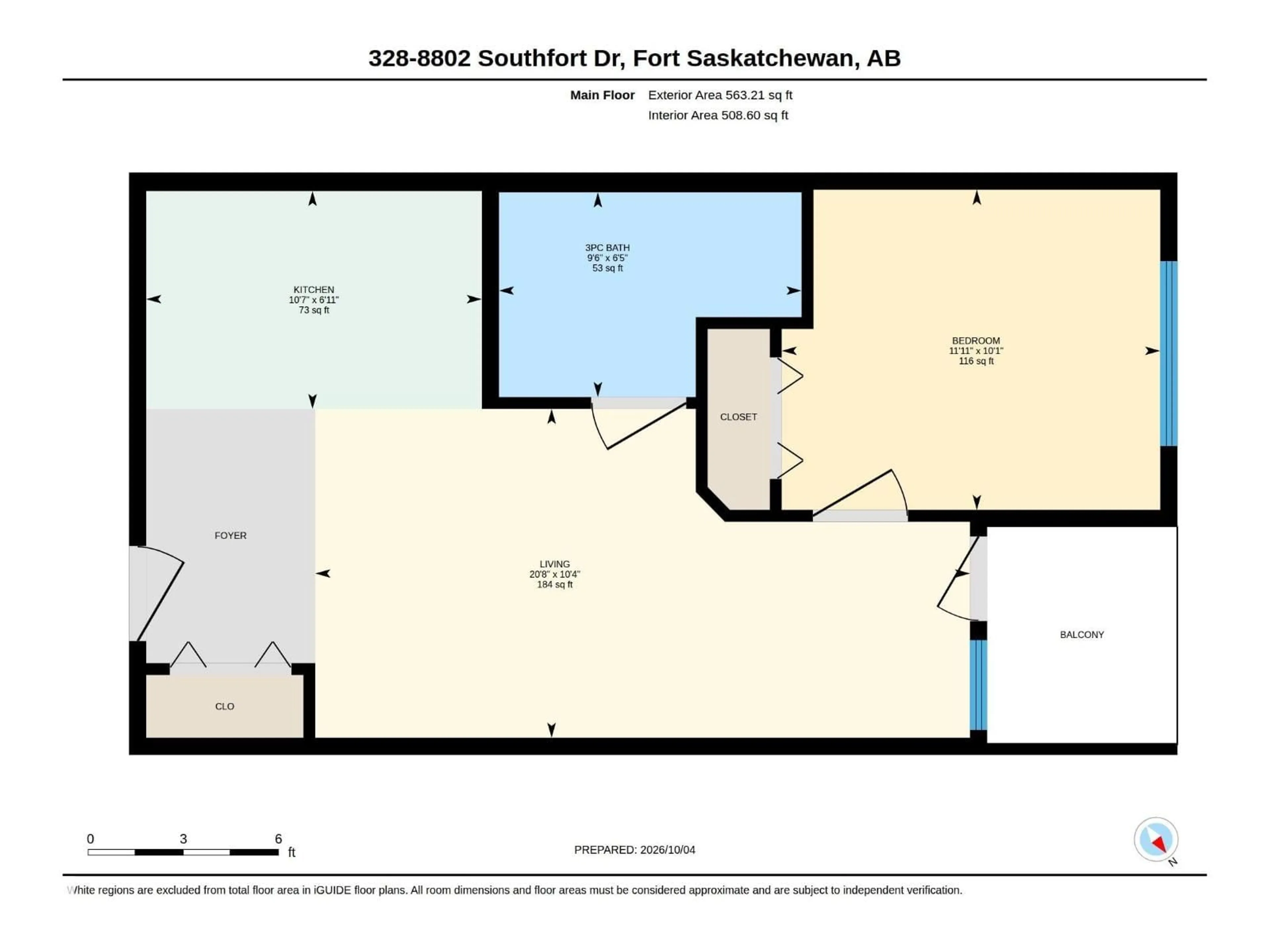 Floor plan for 8802 - 328 SOUTHFORT, Fort Saskatchewan Alberta T8L4R6