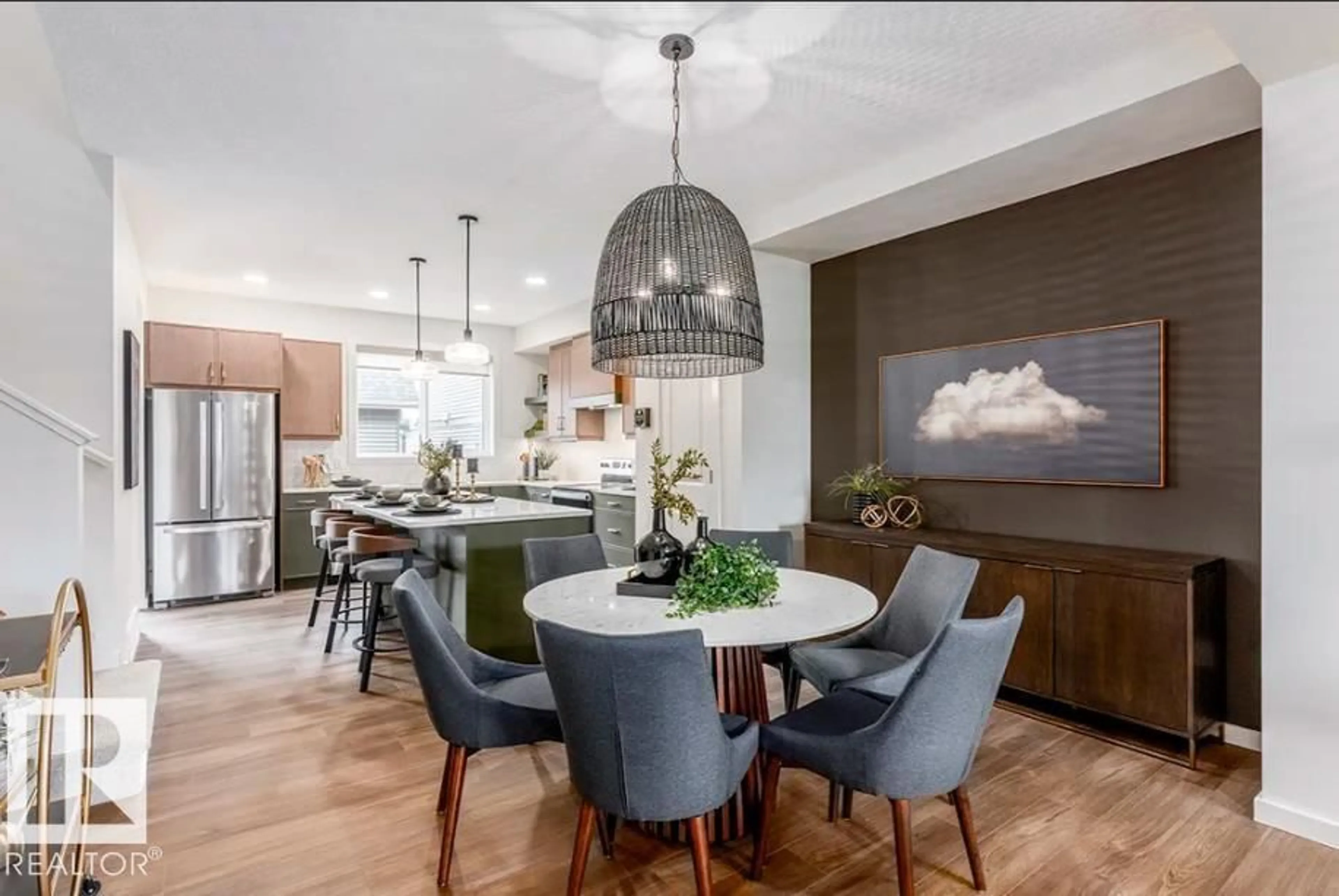 Open concept kitchen, unknown for NW - 20907 25 AV, Edmonton Alberta T6M2K7
