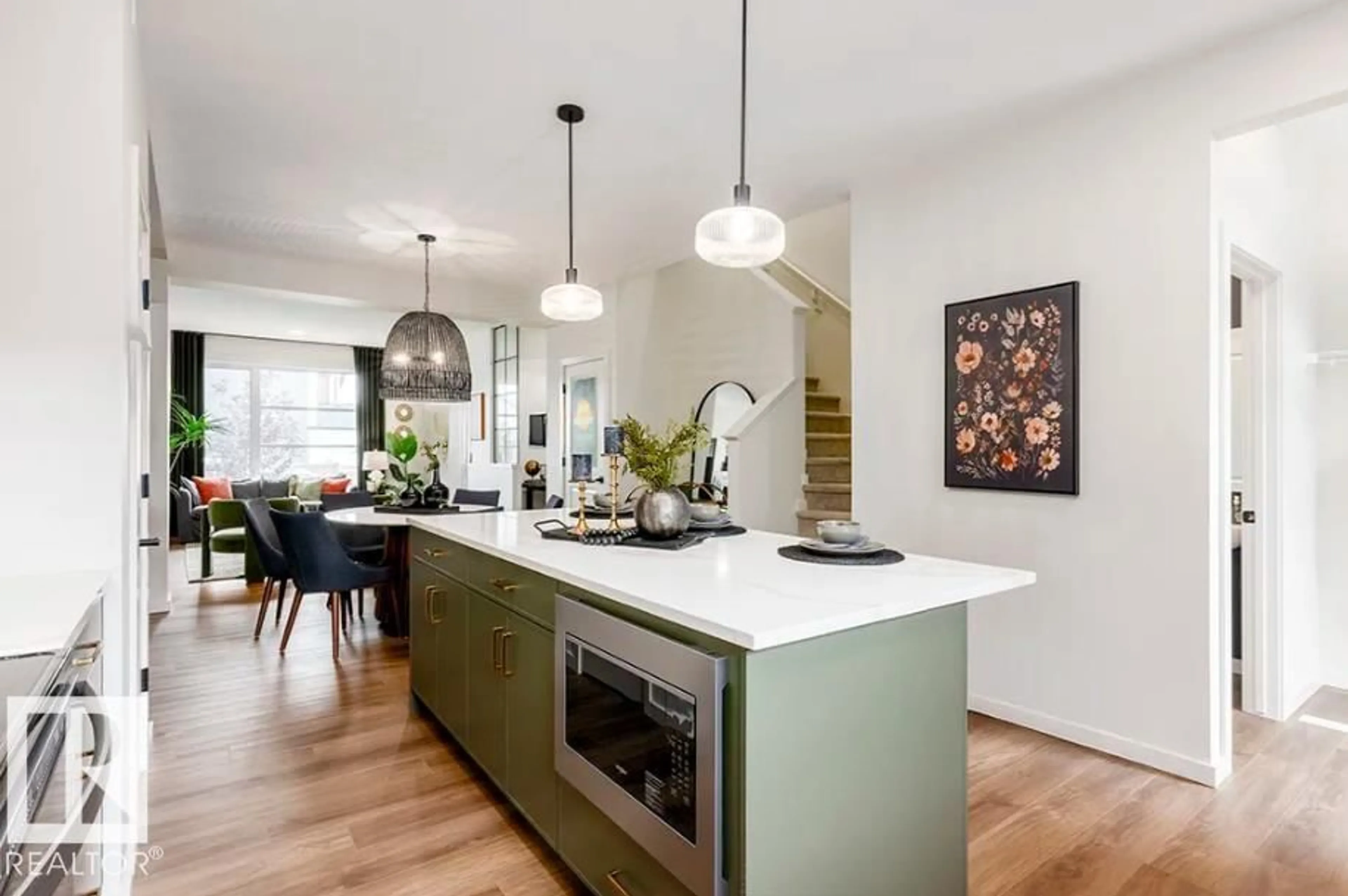 Contemporary kitchen, unknown for NW - 20907 25 AV, Edmonton Alberta T6M2K7