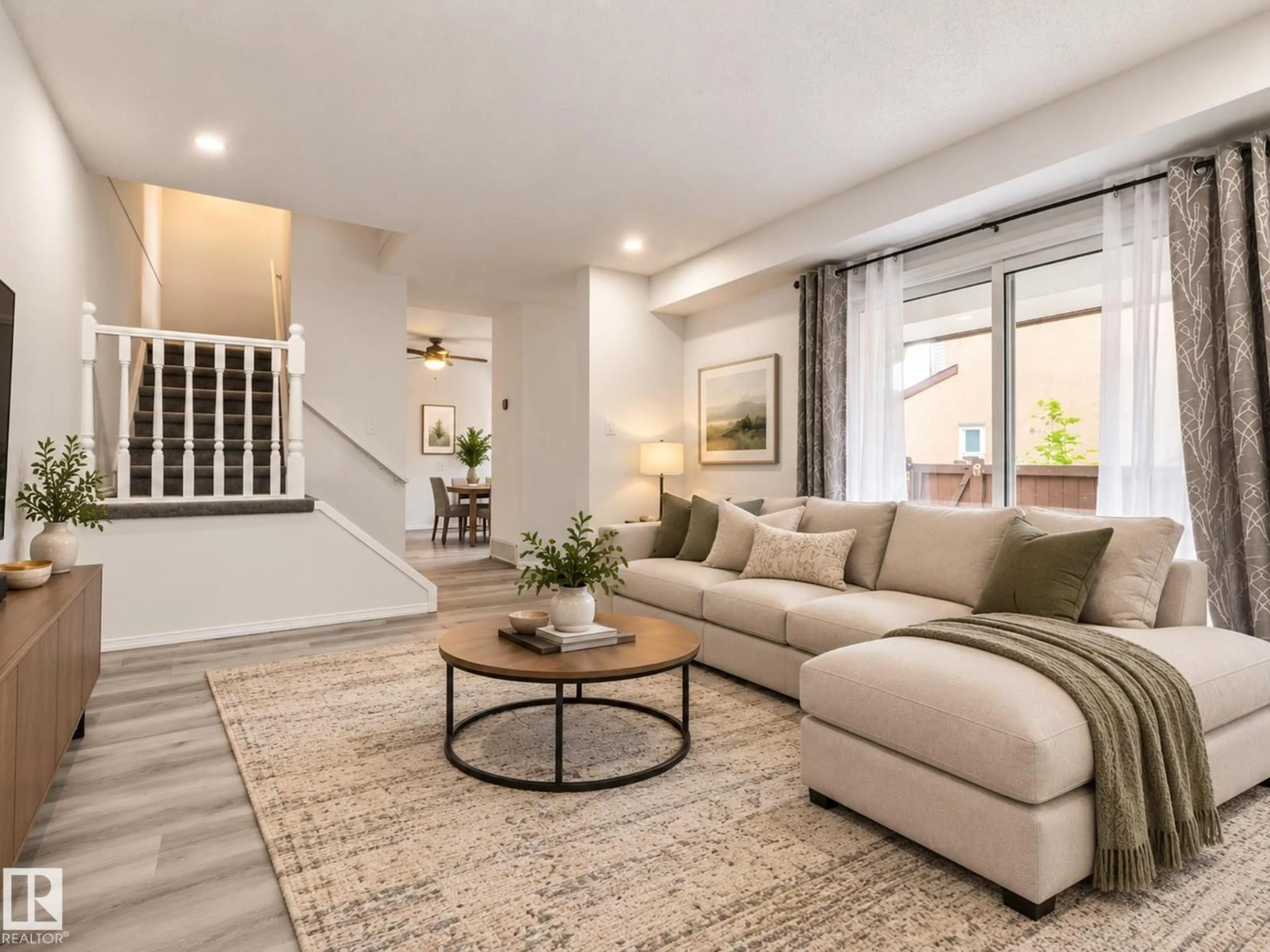Living room with furniture, unknown for NW - 7209 180 ST, Edmonton Alberta T5T3G1