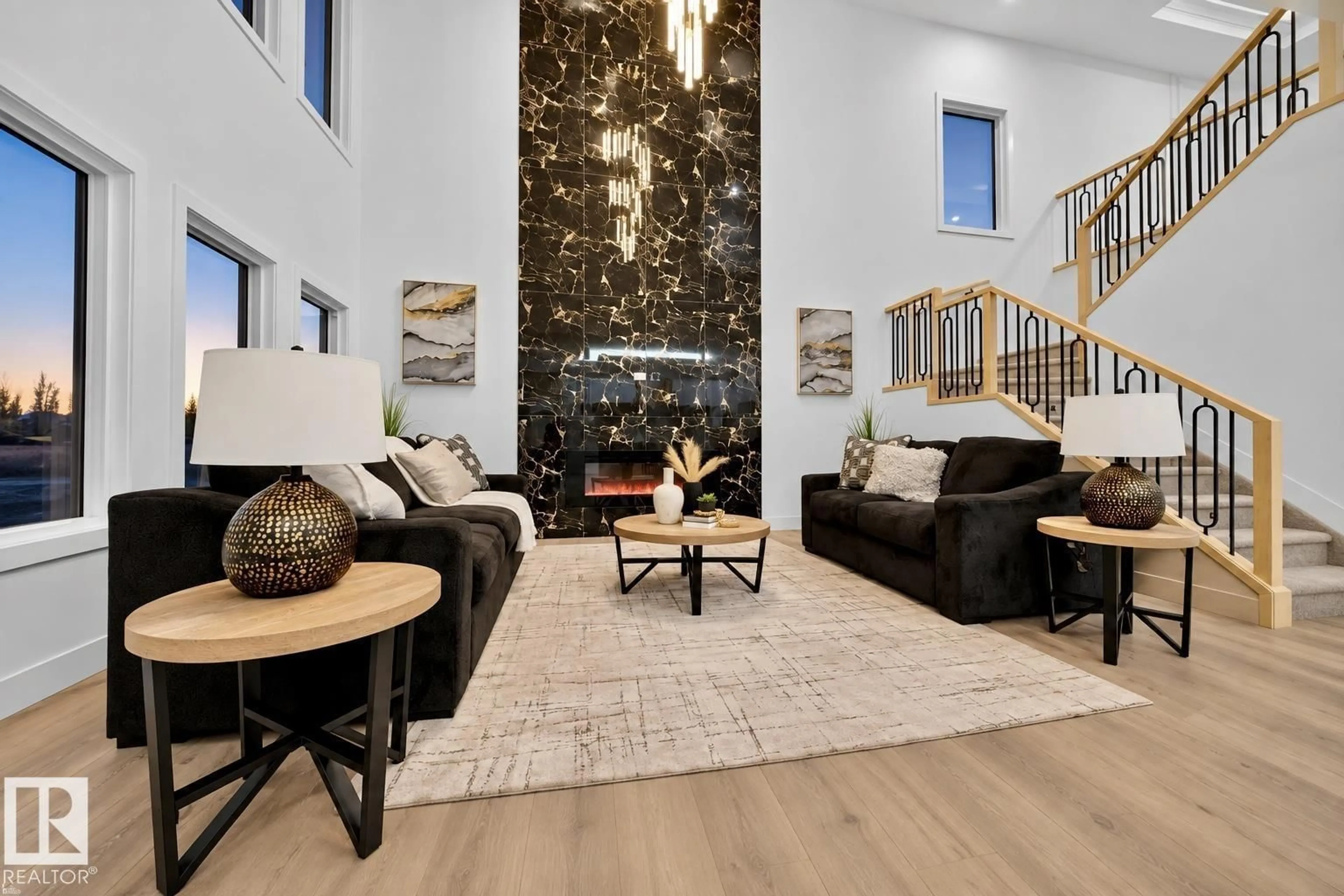 Living room with furniture, unknown for NW - 2019 156 AVE, Edmonton Alberta T5Y4N3