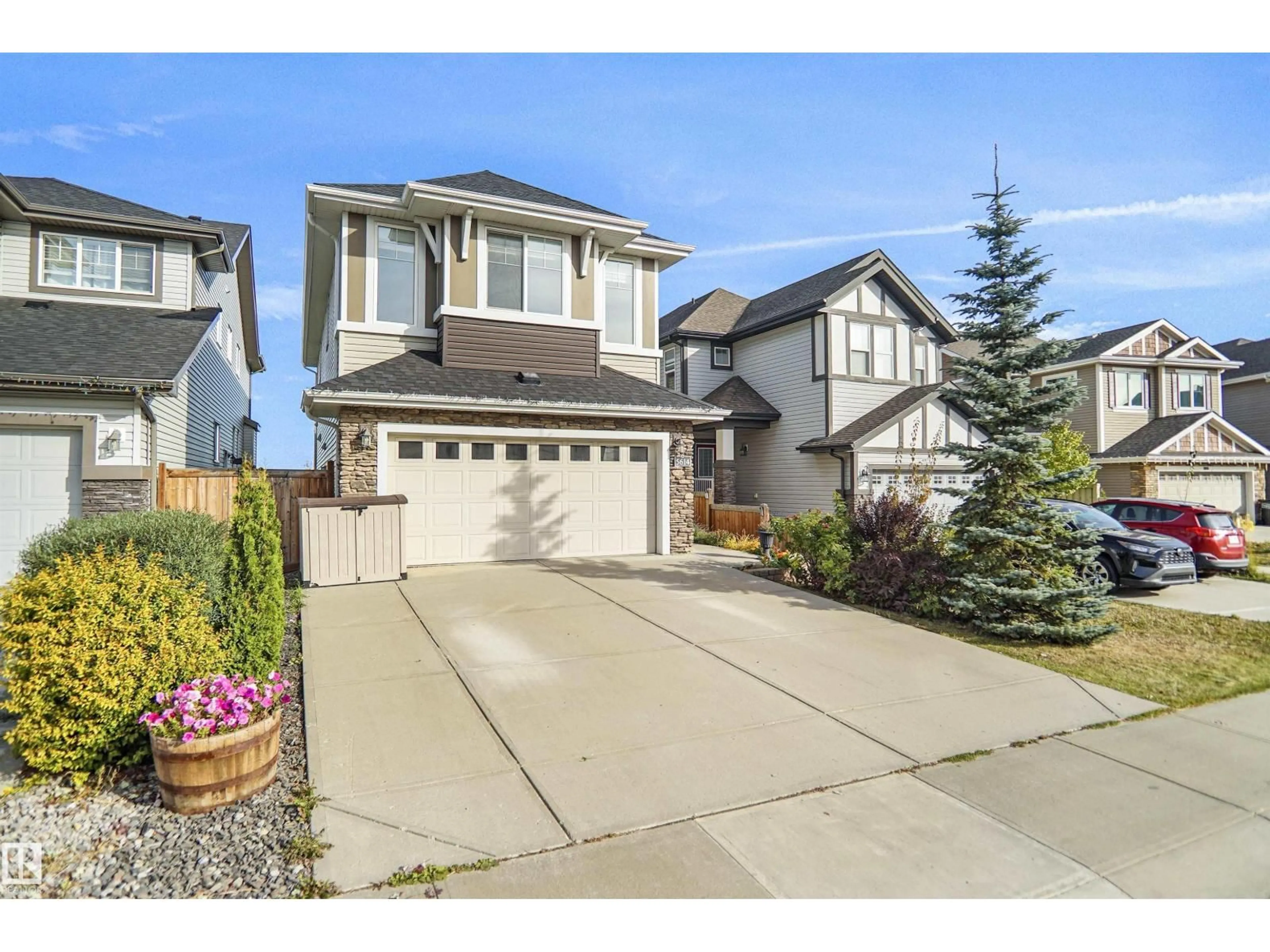 Home with vinyl exterior material, street for SW - 5614 ALLBRIGHT BAY BA, Edmonton Alberta T6W3H6