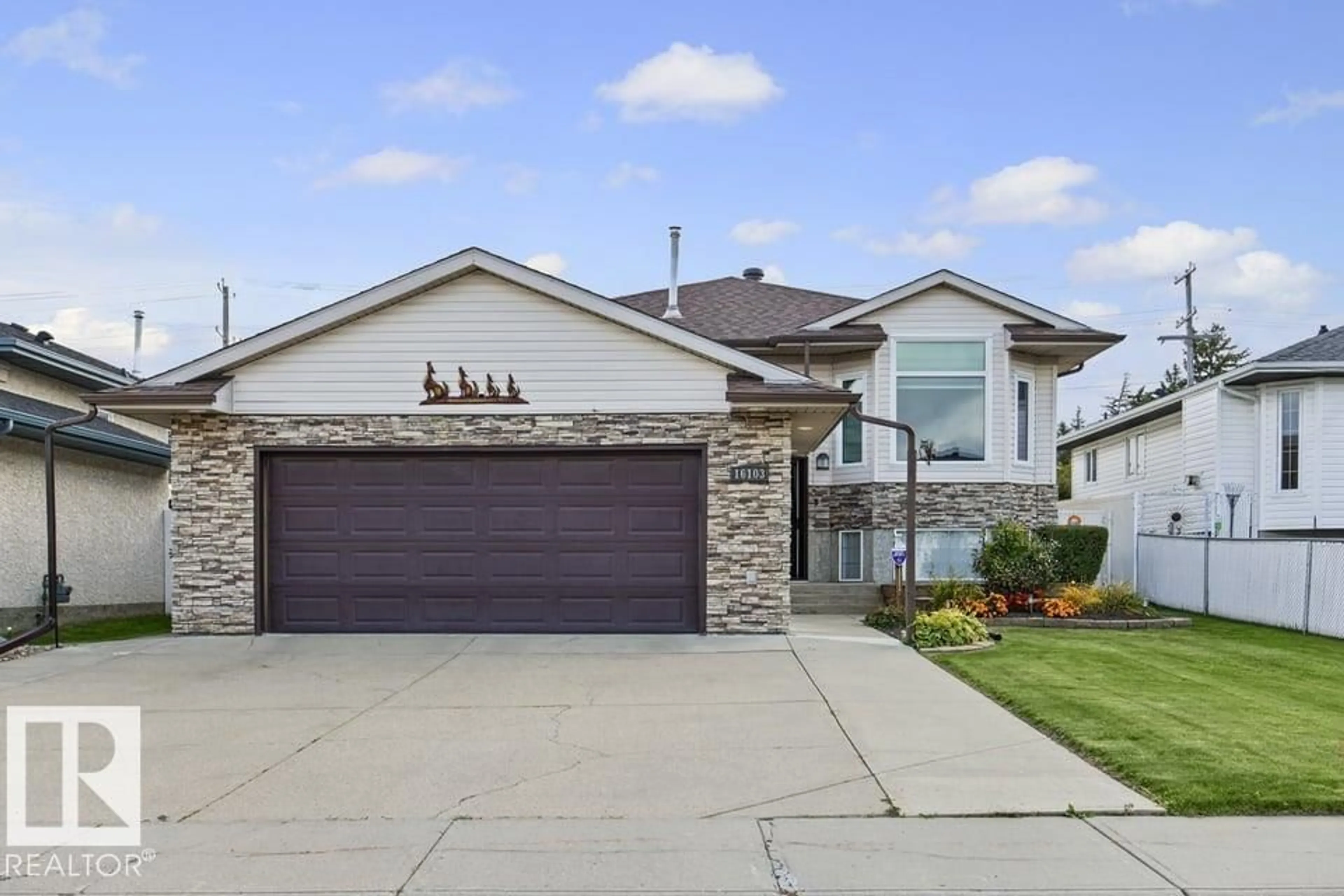 Home with brick exterior material, street for NW - 16103 67 ST, Edmonton Alberta T5Z3C5